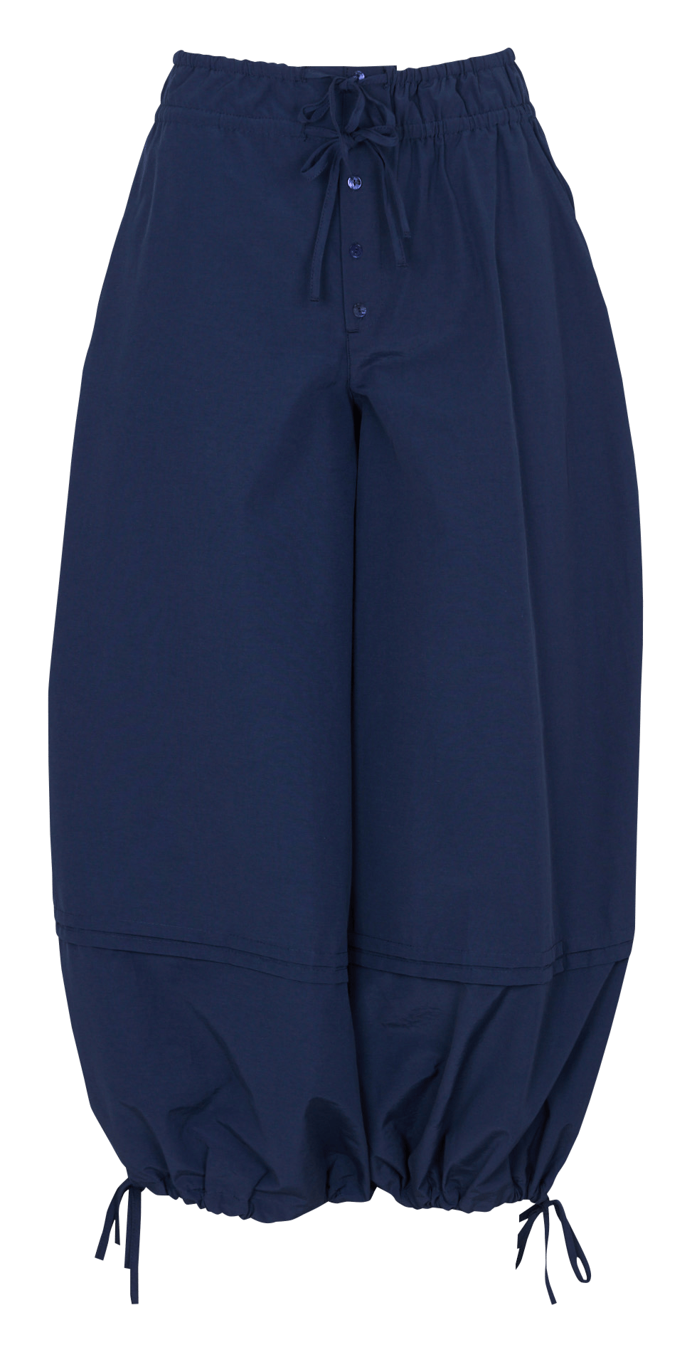 High-waisted balloon cropped pants DAMSON MADDER Blue