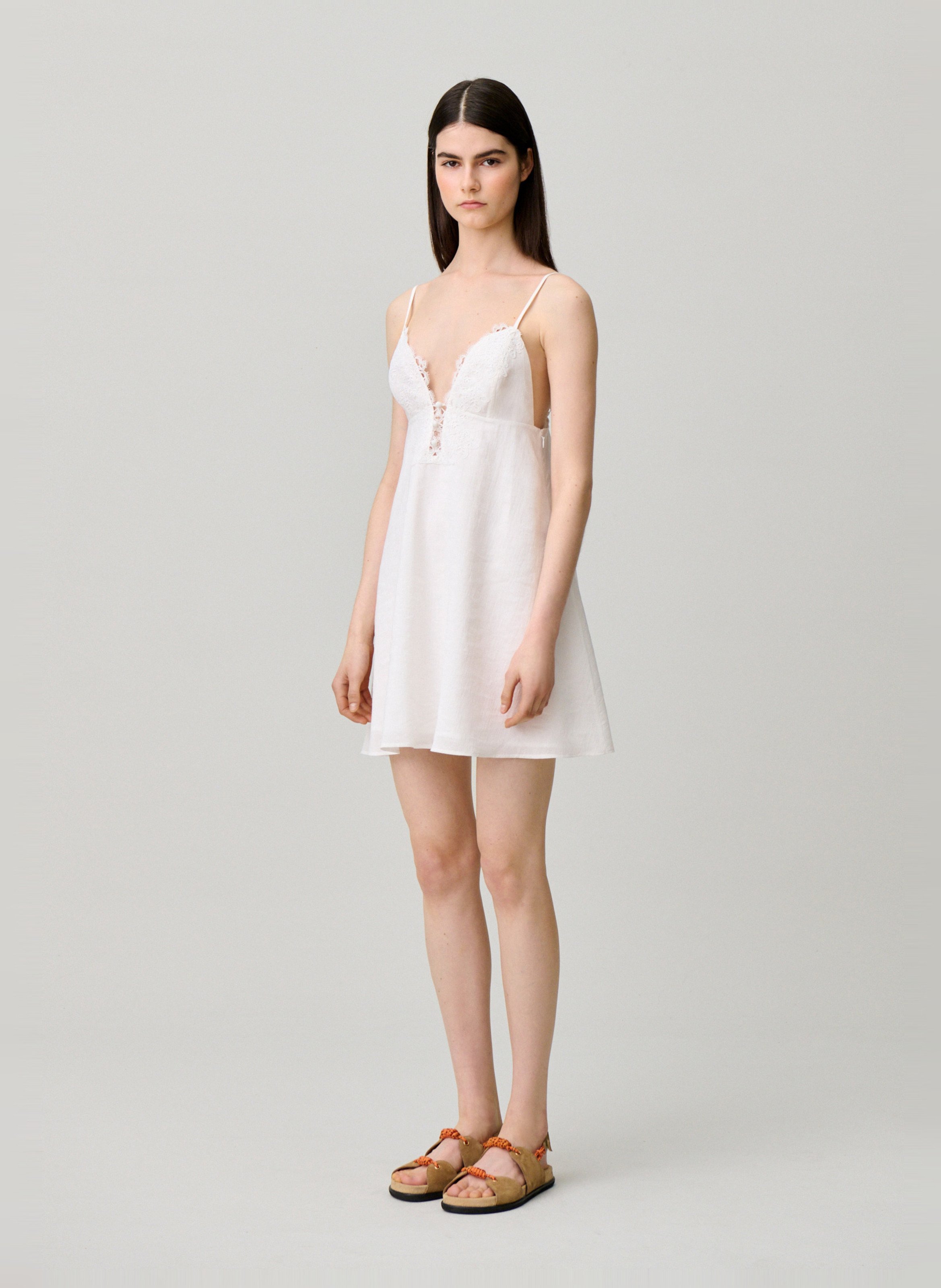 Robe courte ample CLAUDIE PIERLOT Beige