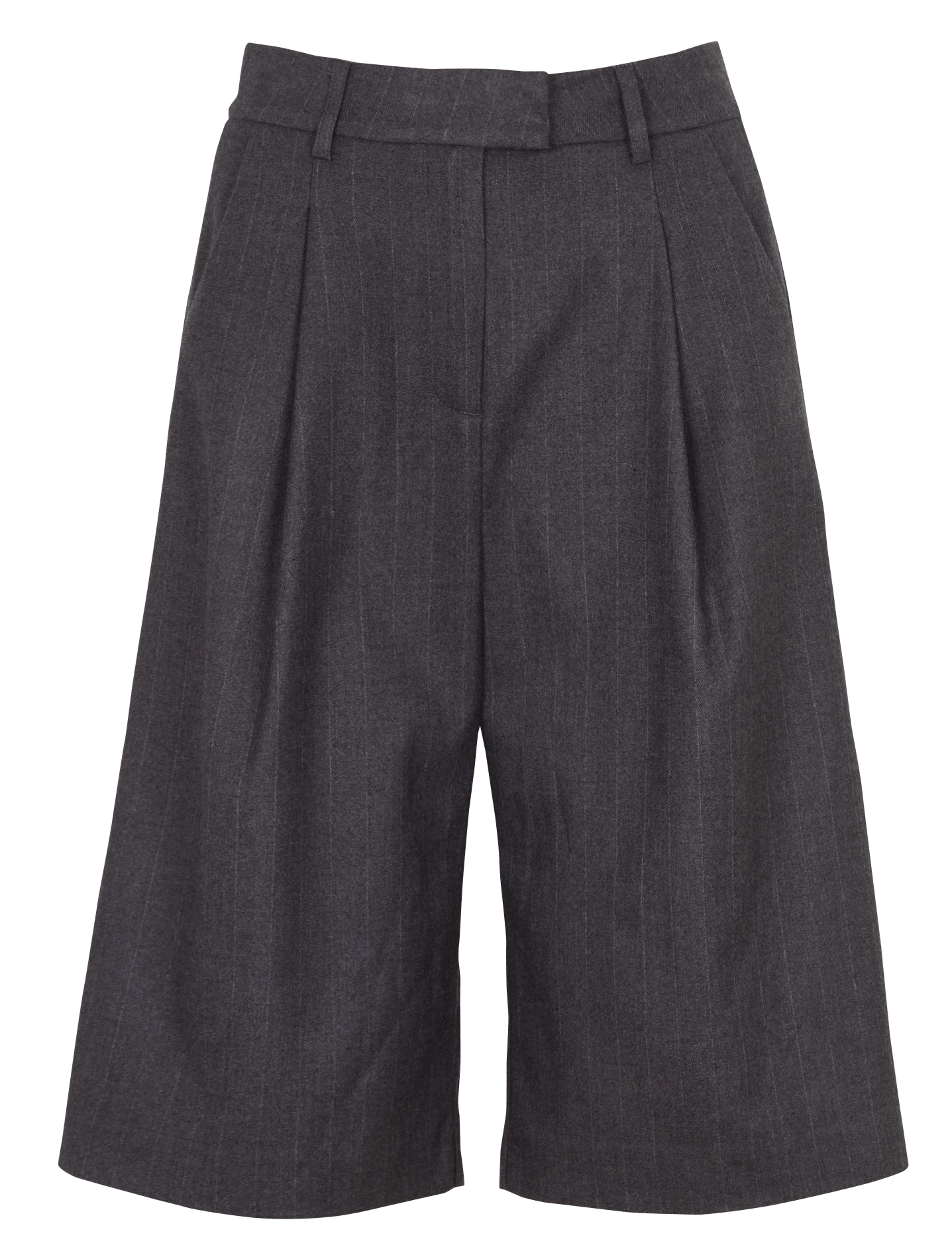 Bermuda large taille haute | Noir SUNCOO Femme