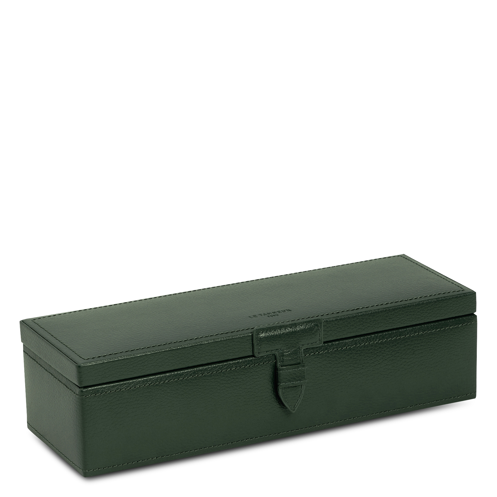 Coffret montres en cuir recyclé LE TANNEUR Vert