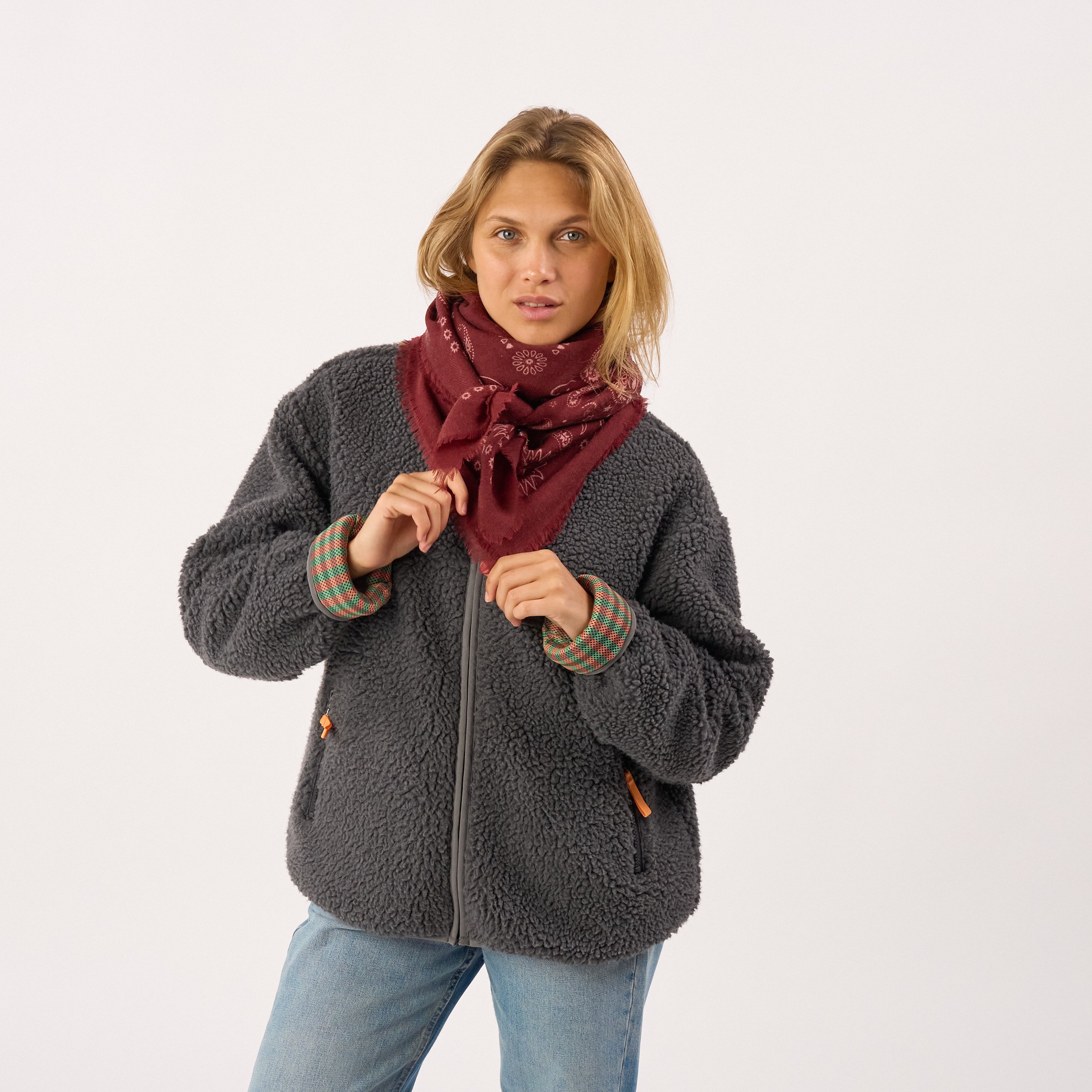 Wool scarf | Red BILLYBELT Women