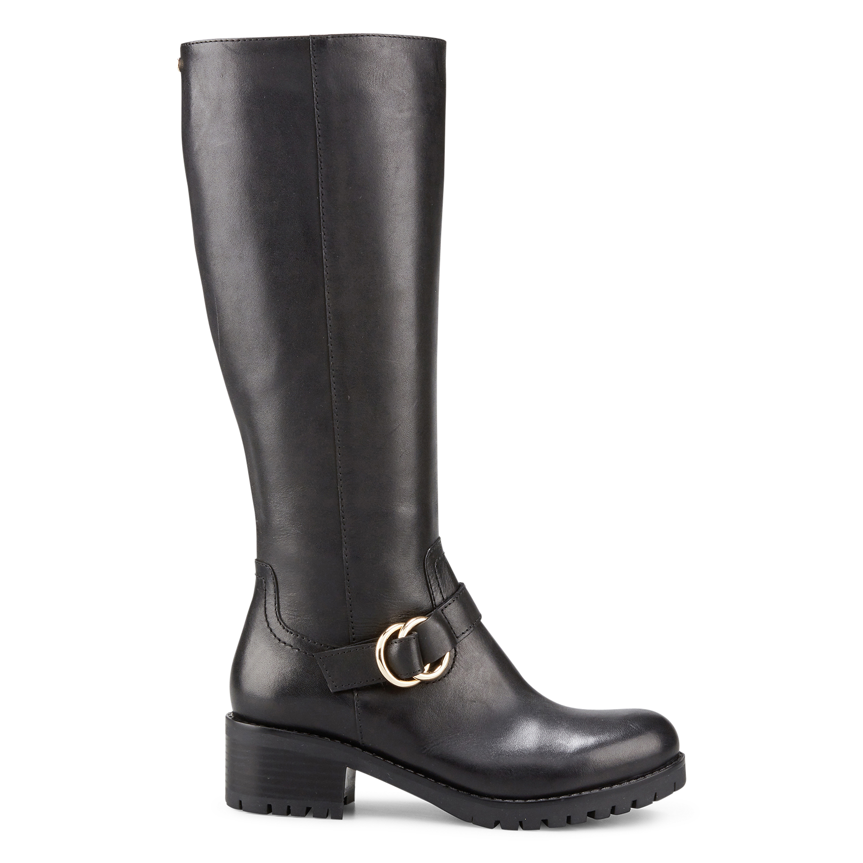 Leather boots COSMOPARIS Black