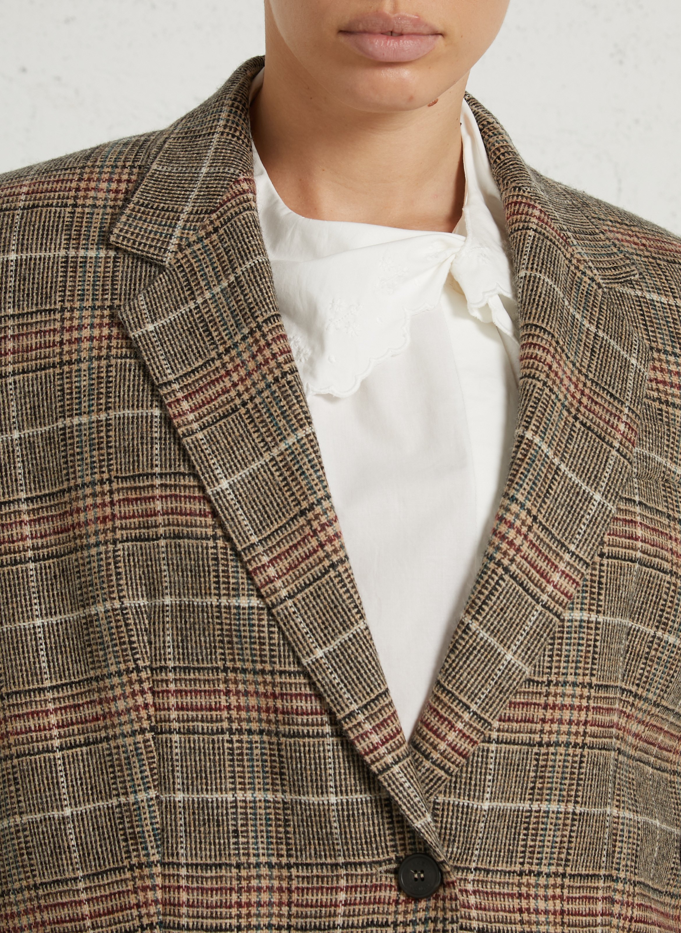 Straight wool blend blazer MAX MARA WEEK END Beige
