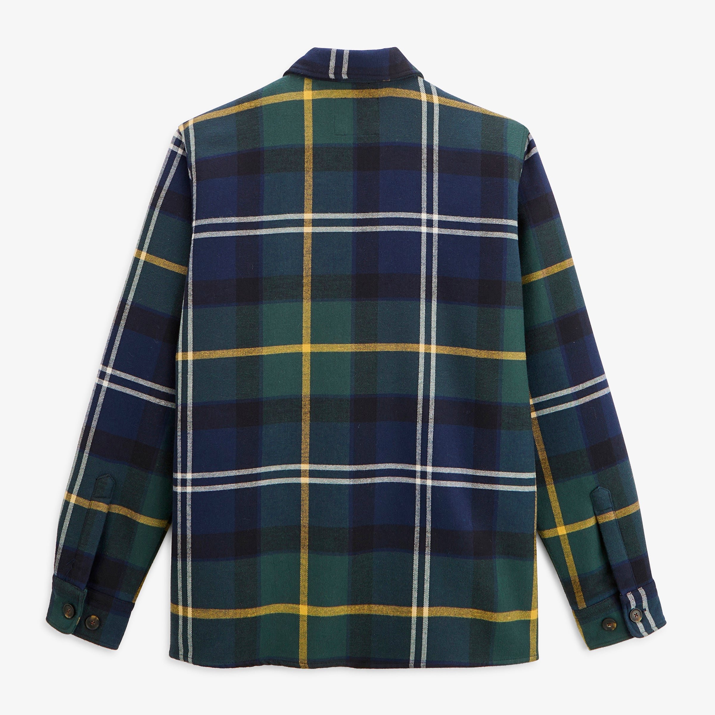 Green check worker jacket SERGE BLANCO Green