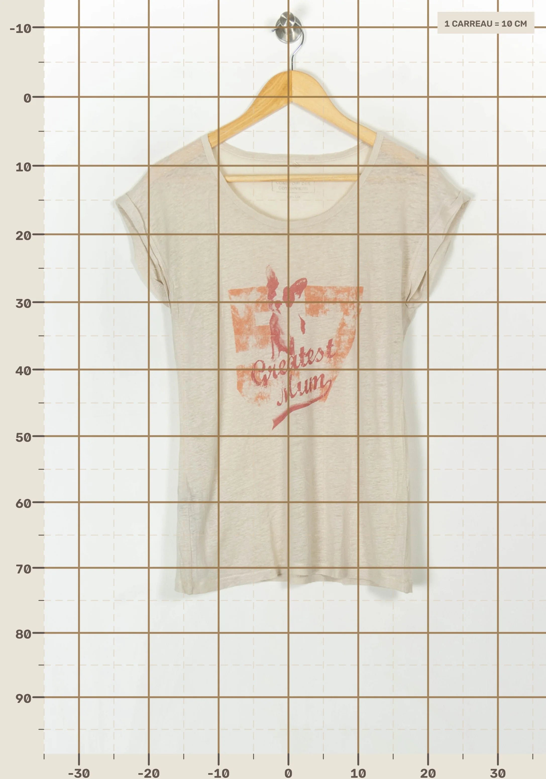 T-shirt COMPTOIR DES COTONNIERS - Seconde main Beige
