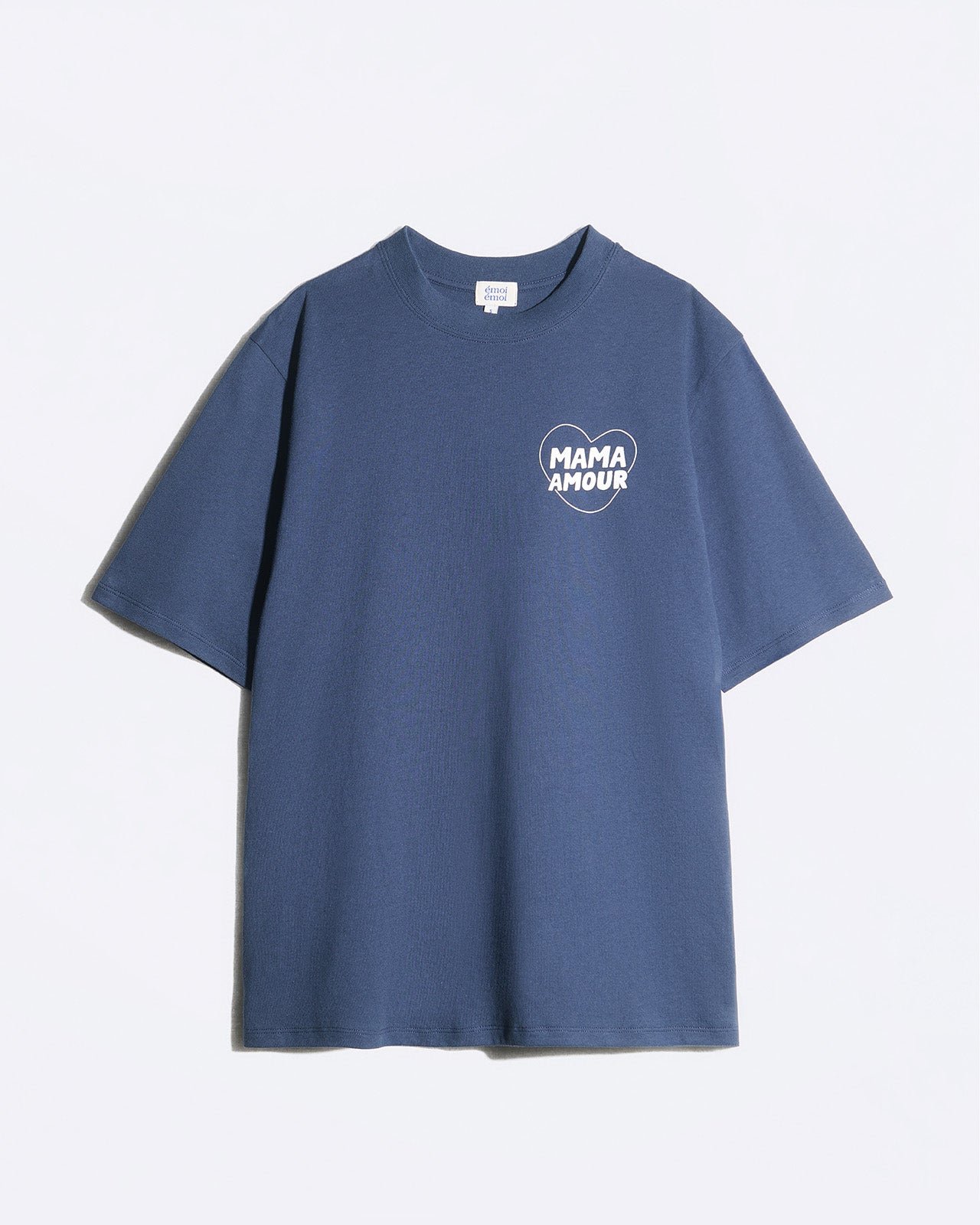 Mama Amour organic cotton T-shirt EMOI EMOI Blue