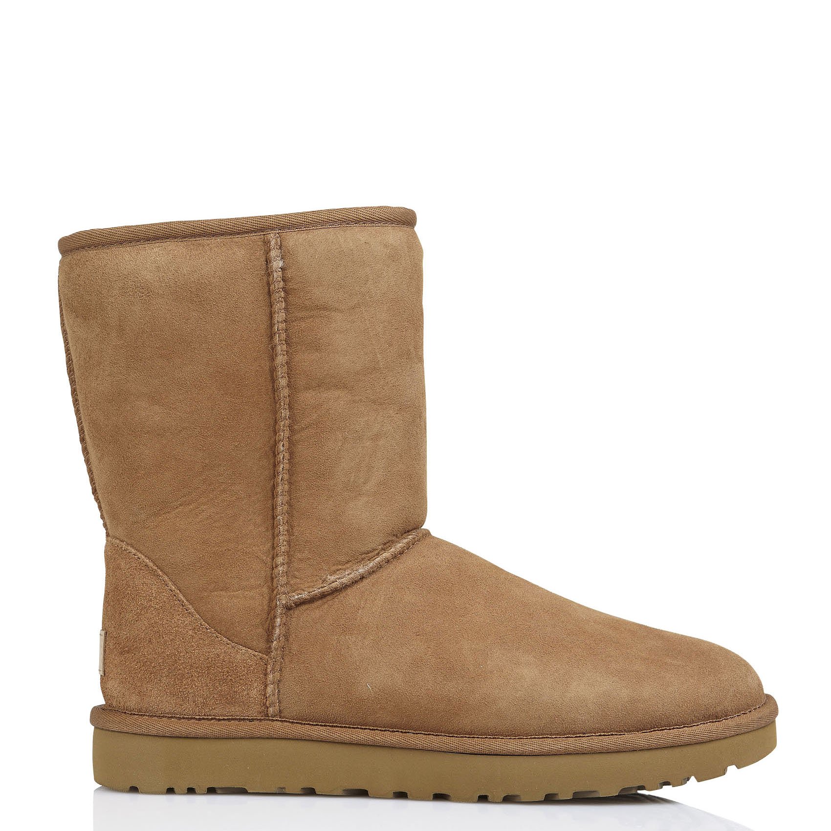 Leren enkellaarzen Classis II Short UGG Bruin