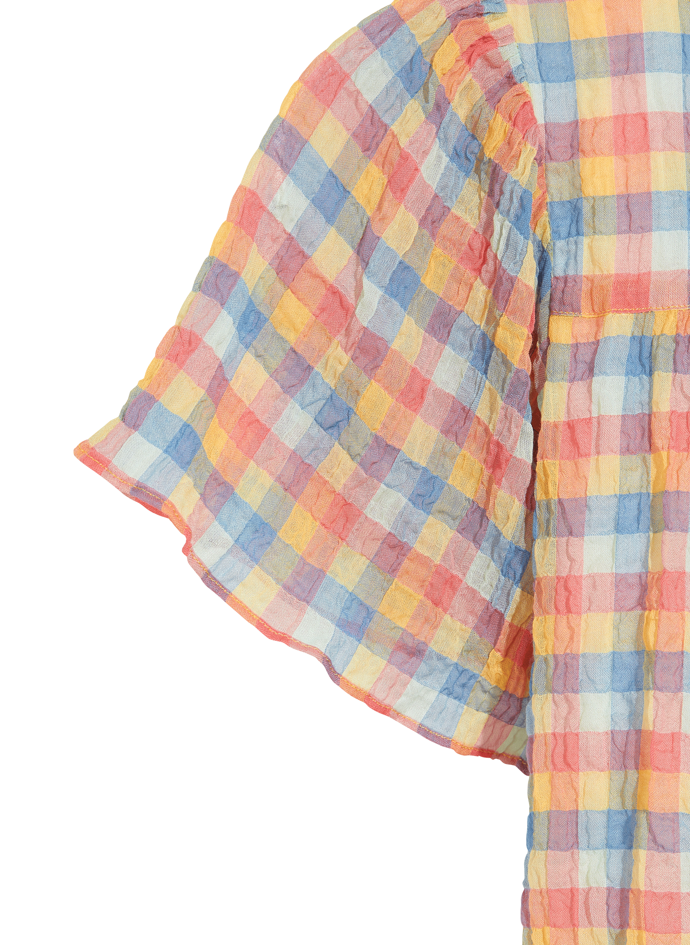 Long cotton-blend dress with round neck BELLEROSE Green