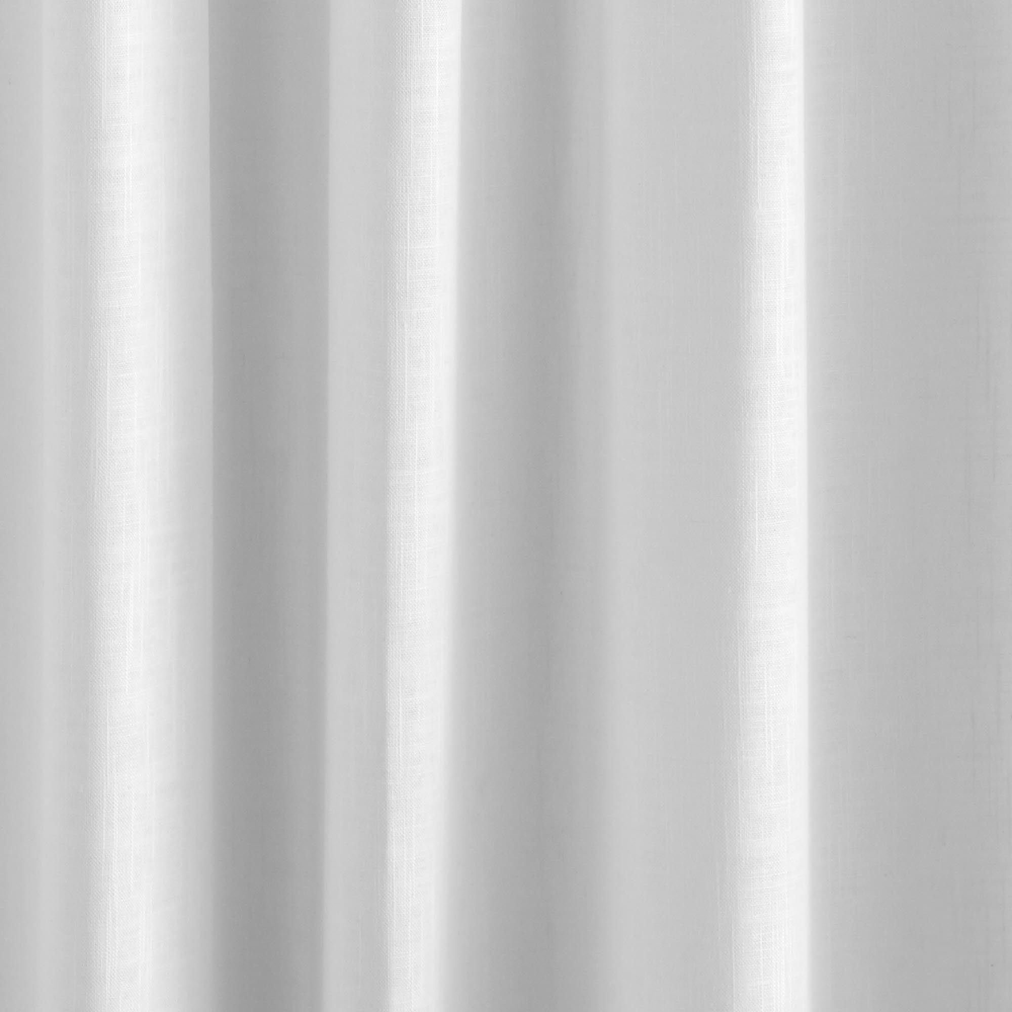 Curtain with gathering tape MADURA White
