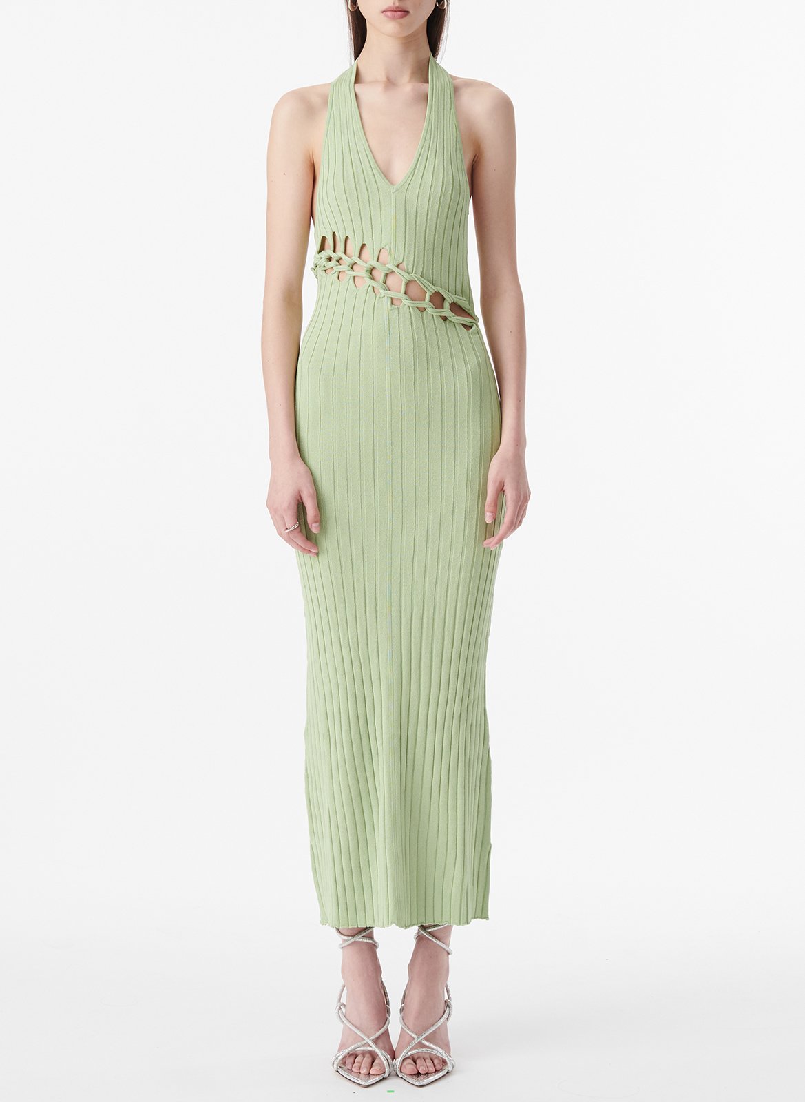 V-neck midi dress IRO Green