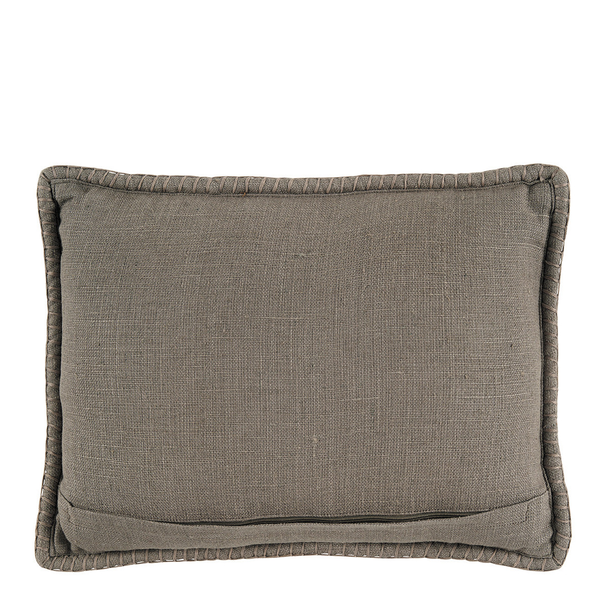 Linen cushion BLANC D'IVOIRE Grey