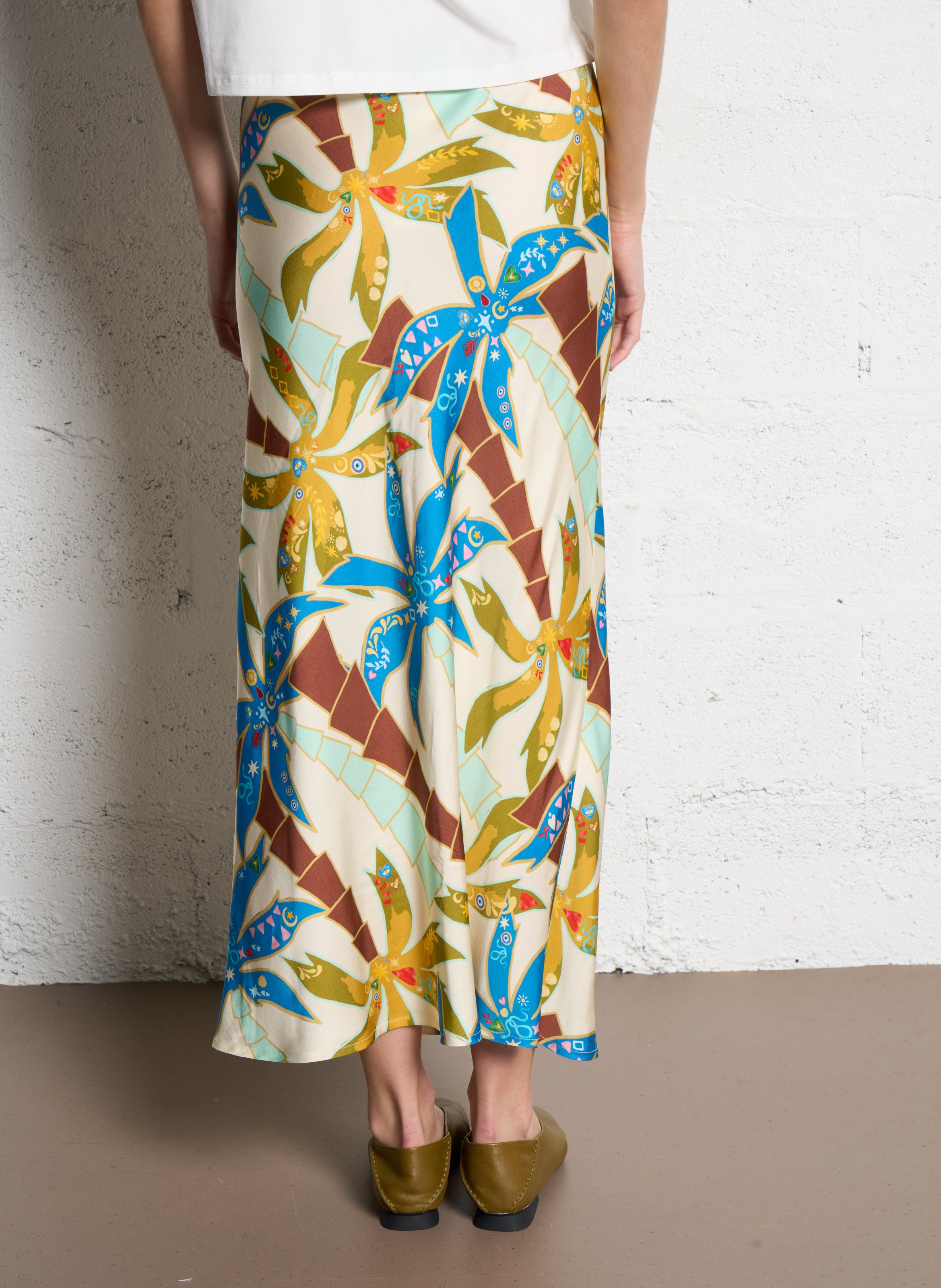 Long printed skirt NEVER FULLY DRESSED Multicolored
