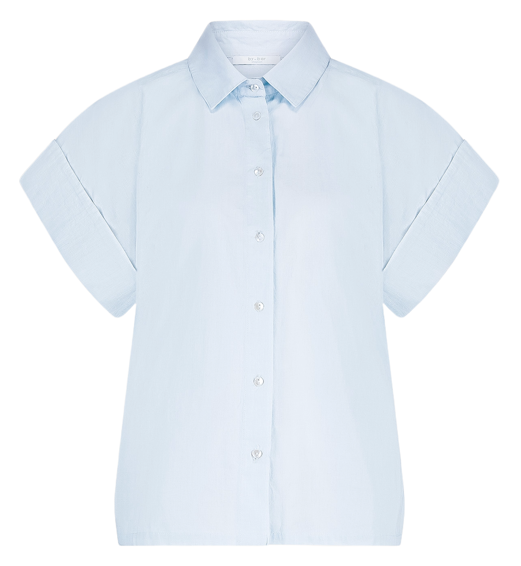 Chemise col classique en coton BY BAR Bleu