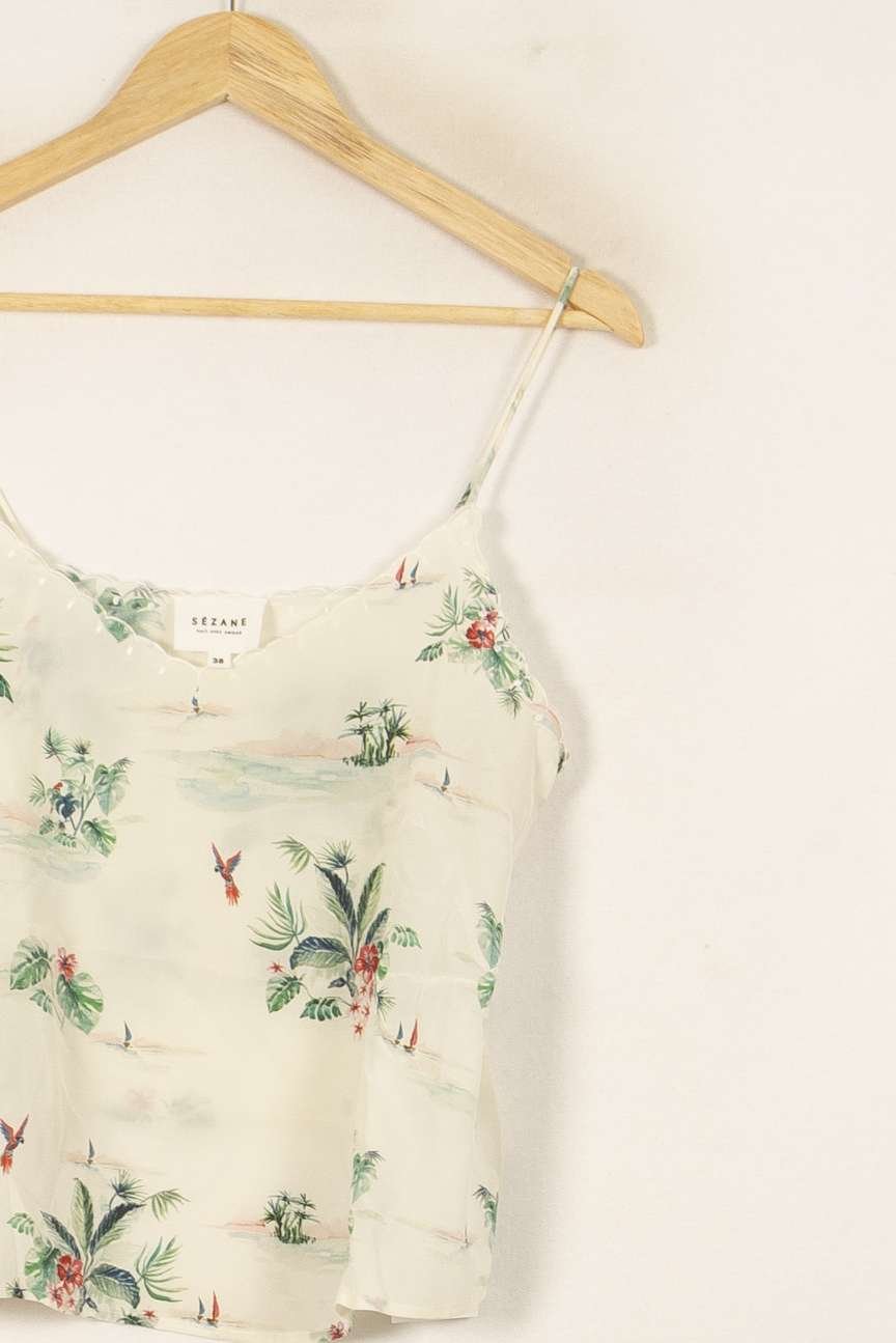 Top &amp; tank top SEZANE - Seconde main Green