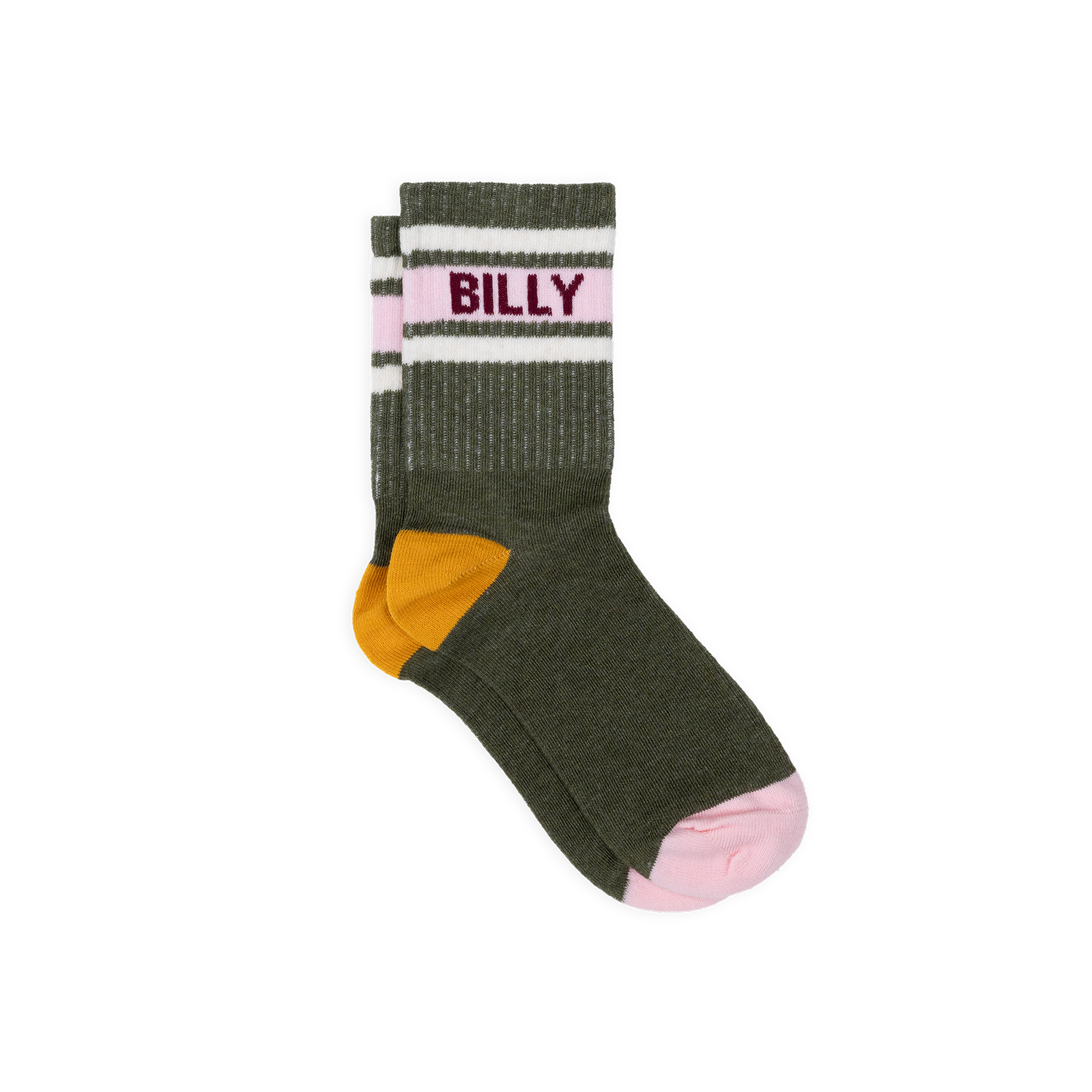 Cotton tennis socks BILLYBELT Green