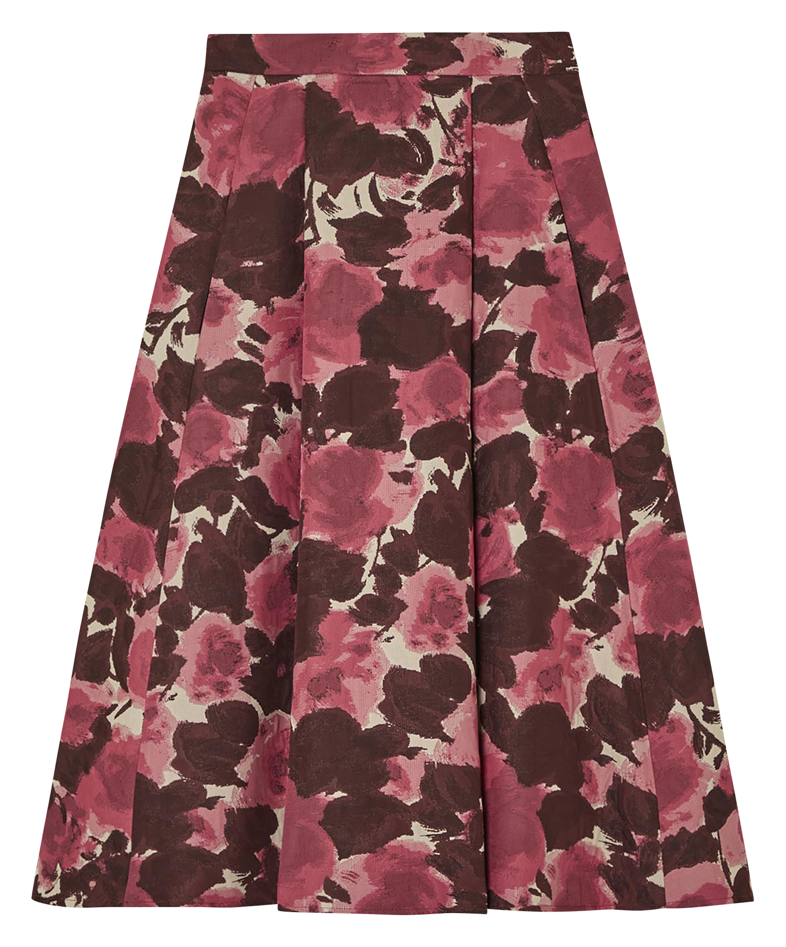 Anel printed midi skirt TARA JARMON White