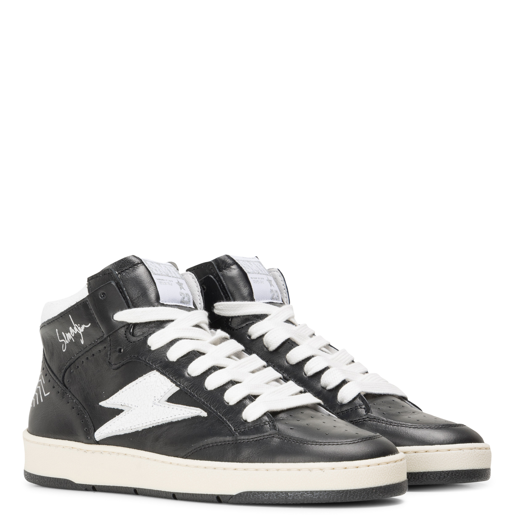 Baskets hautes en cuir  SEMERDJIAN - SMR Noir