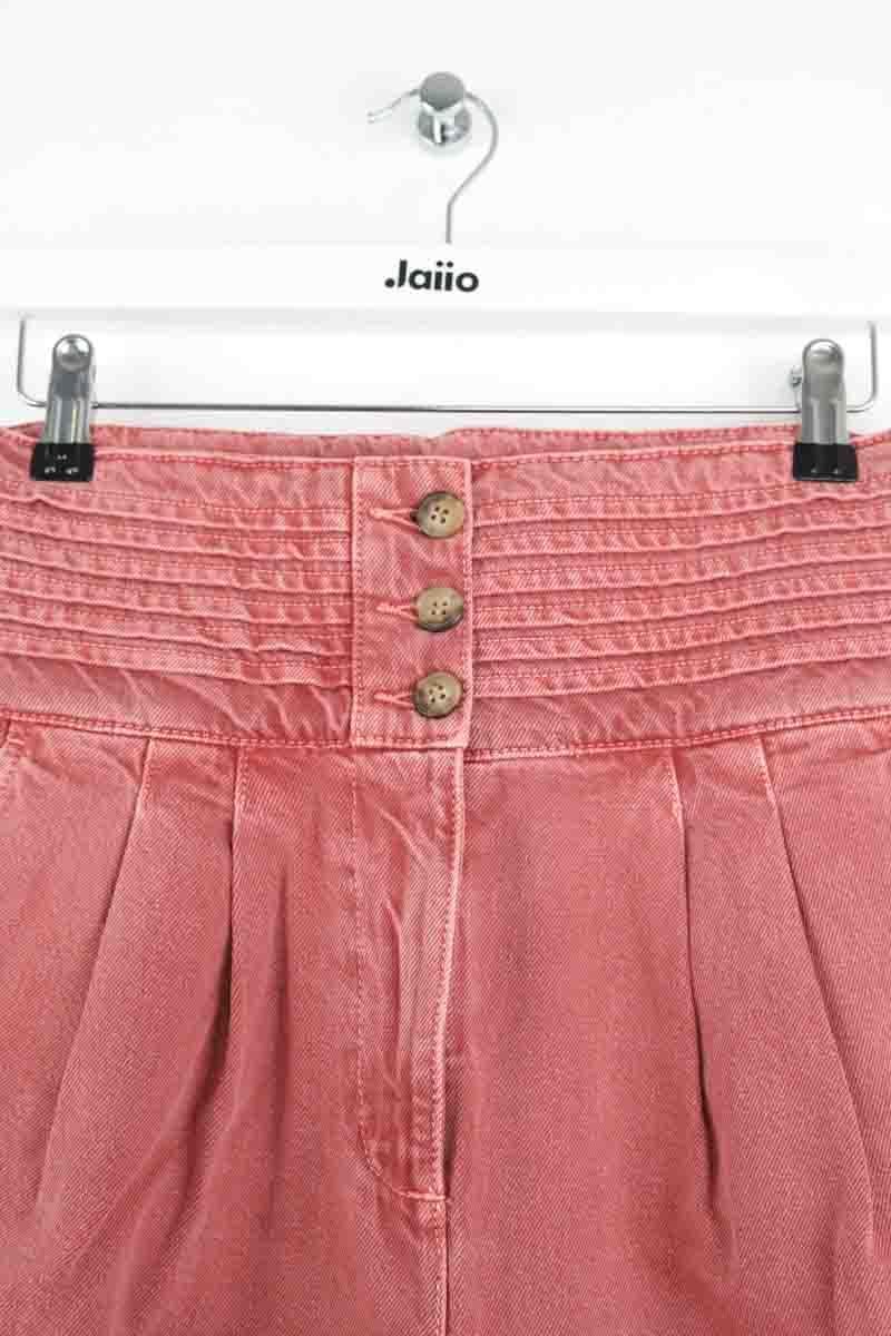 Jean en coton SEZANE - Seconde main Rose