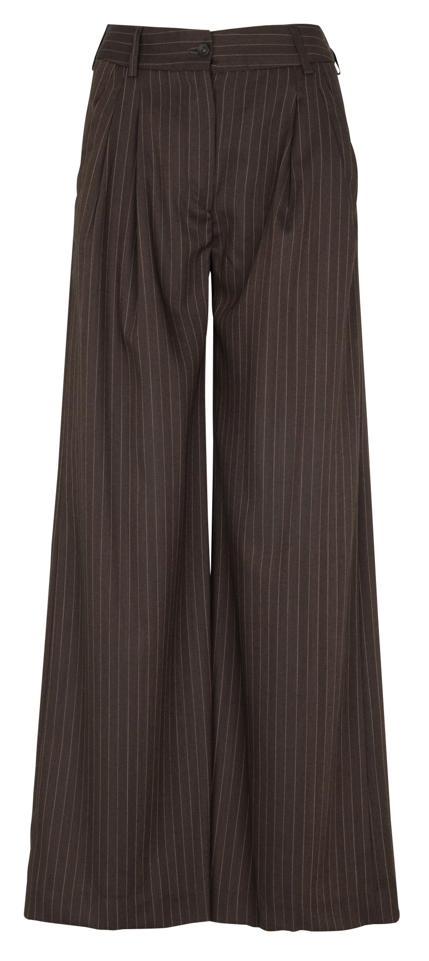 Straight striped trousers  DIEGA Beige