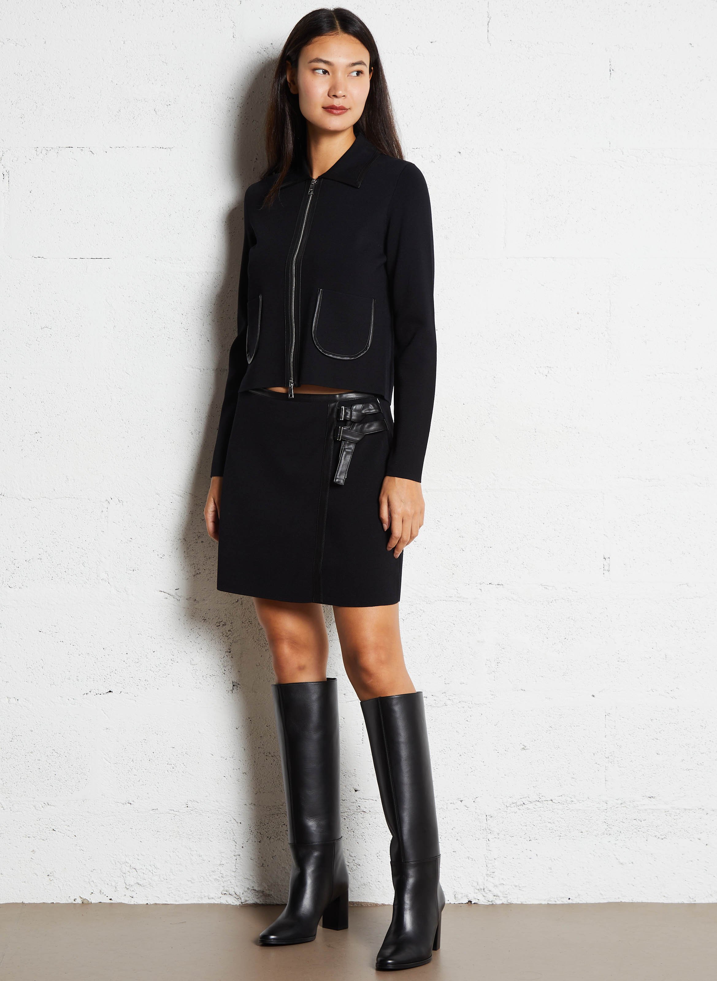 Kurzer Wickelrock LIU JO Schwarz