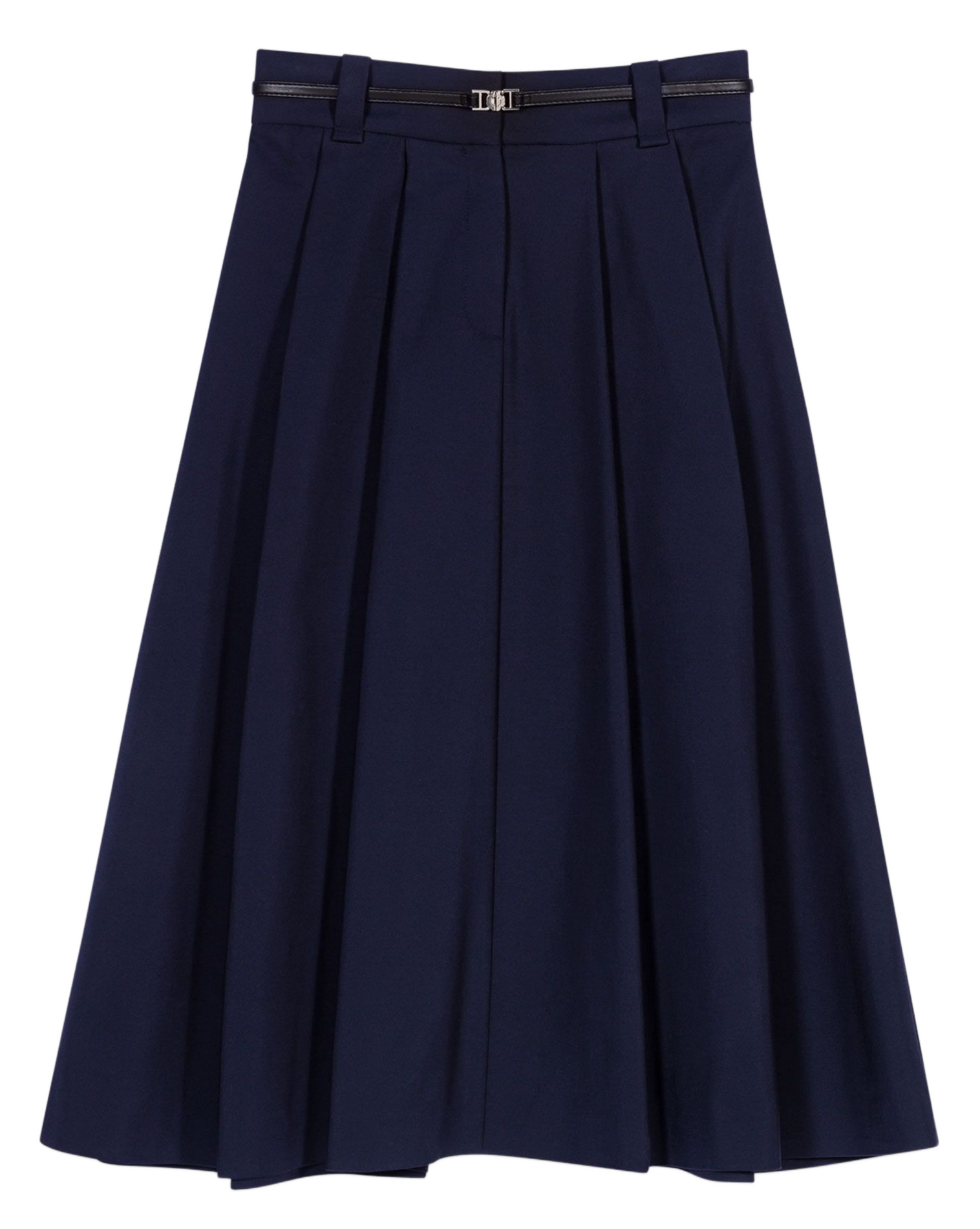 Gerende rok van katoenmix MAJE Blauw