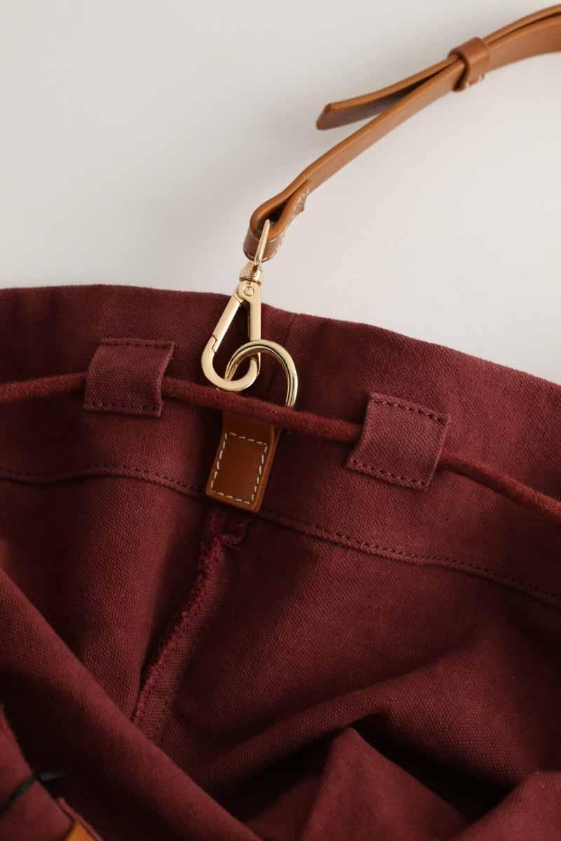 Cotton travel bag ANTIK BATIK - Seconde Main Red