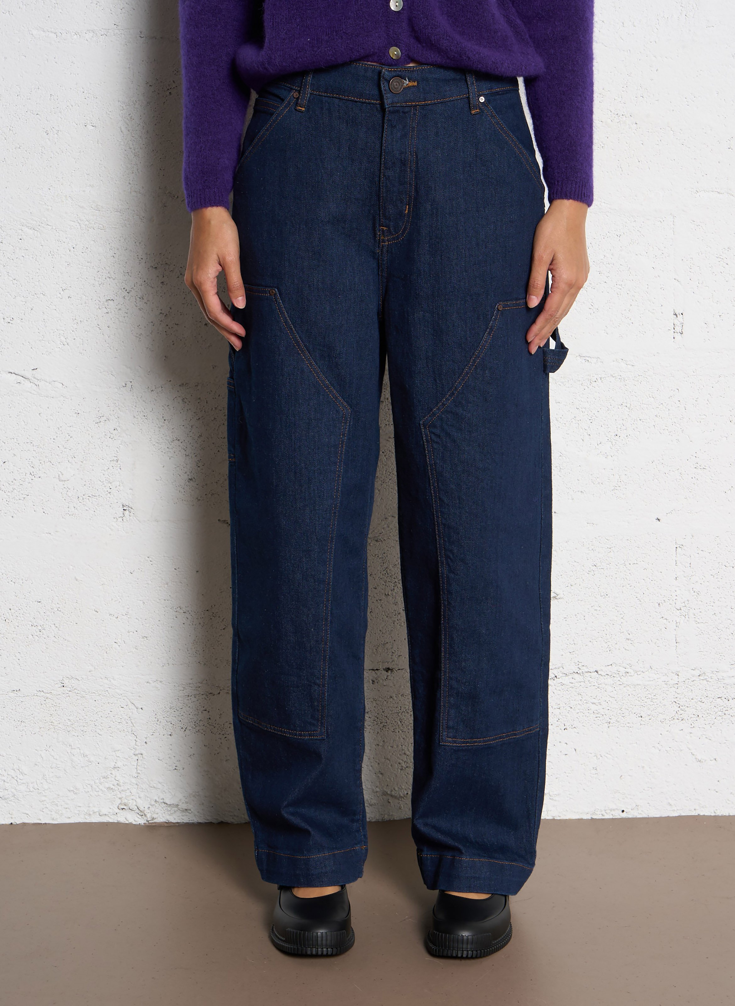 Cotton-blend baggy jeans SUD EXPRESS Blue