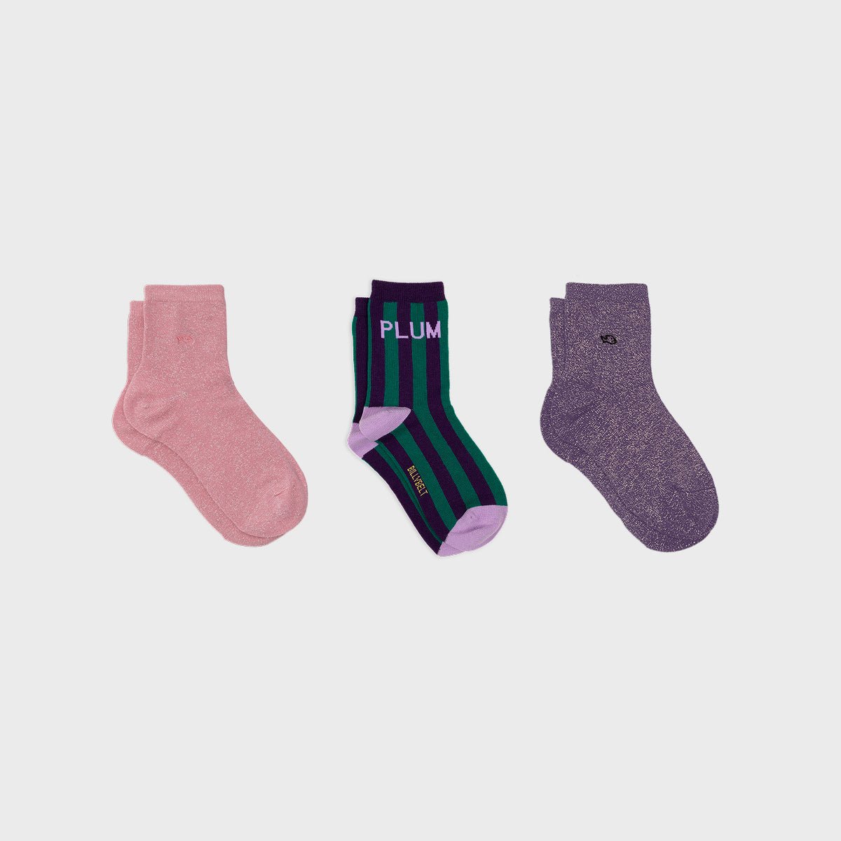 Set of 3 socks BILLYBELT Green