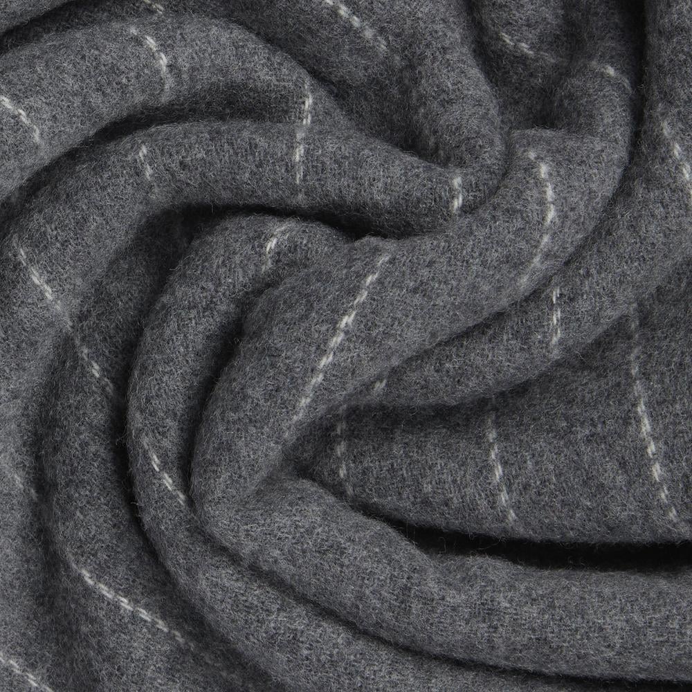 Écharpe homme 100% pure laine PIQUADRO Gris