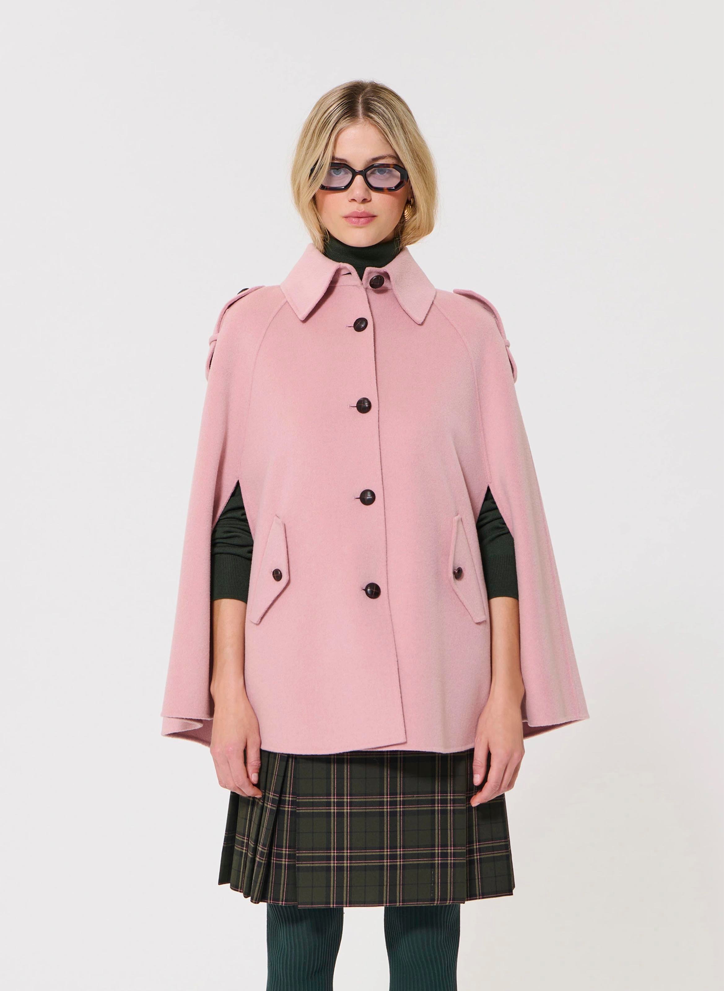 Classic-collar wool-mix coat TARA JARMON Beige