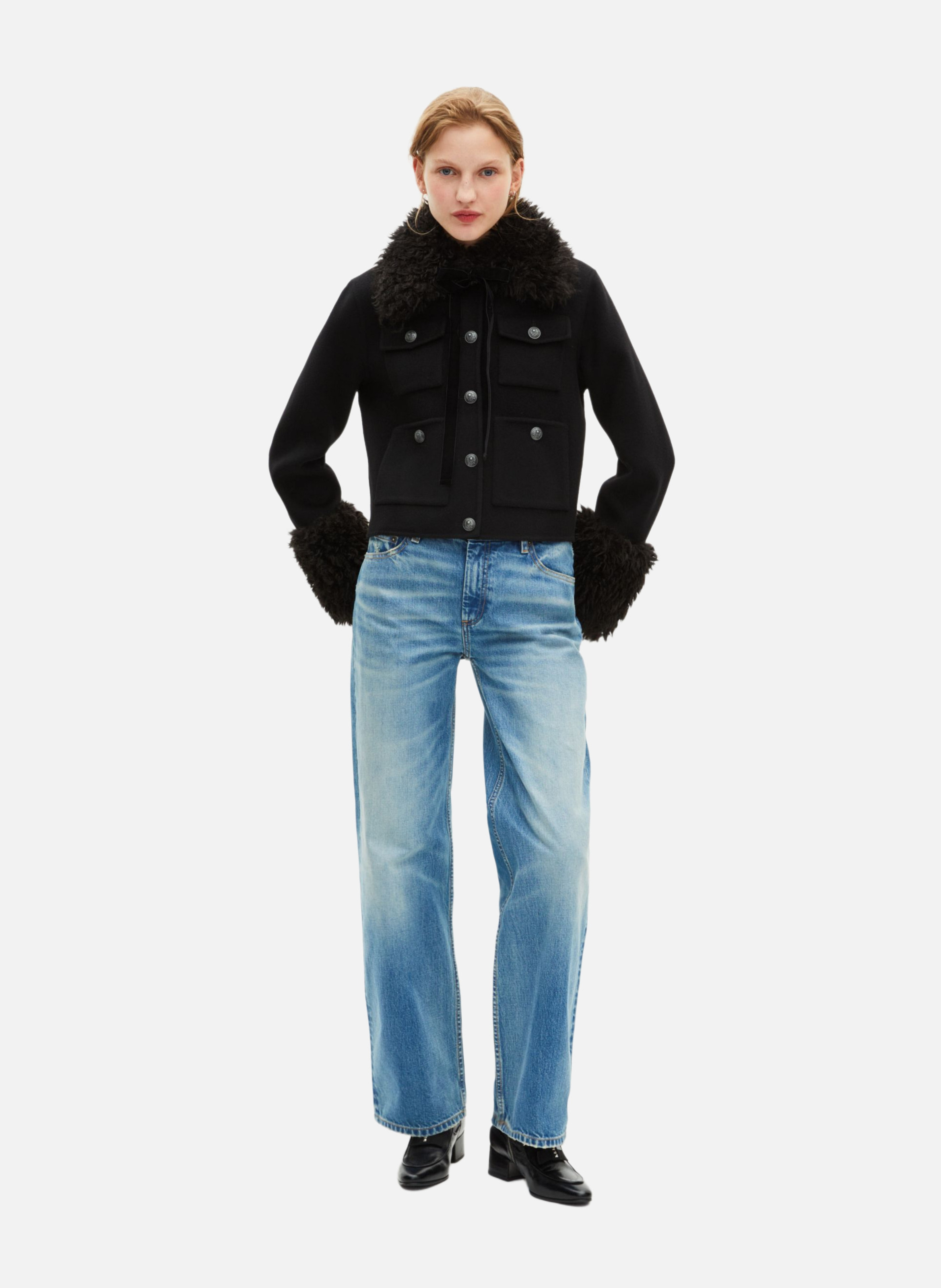 Loop collar THE KOOPLES Black