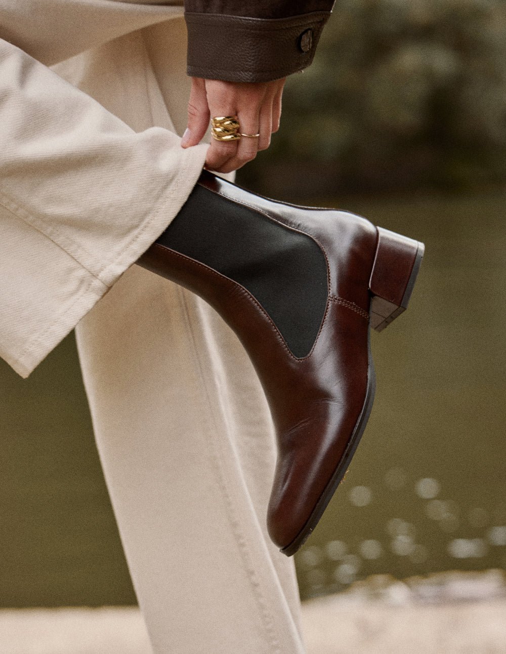 Ankle boots ODAJE EX. M.MOUSTACHE Brown