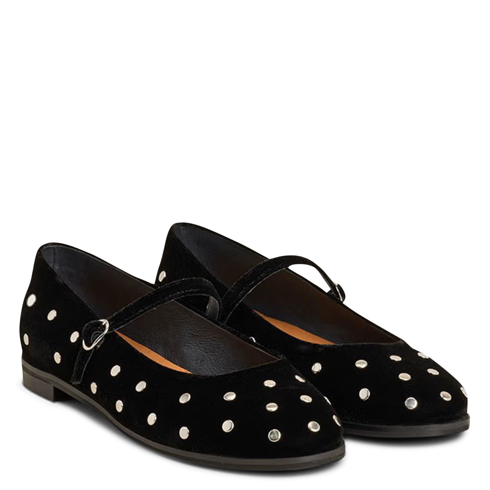 Ballerines en velours JONAK Noir