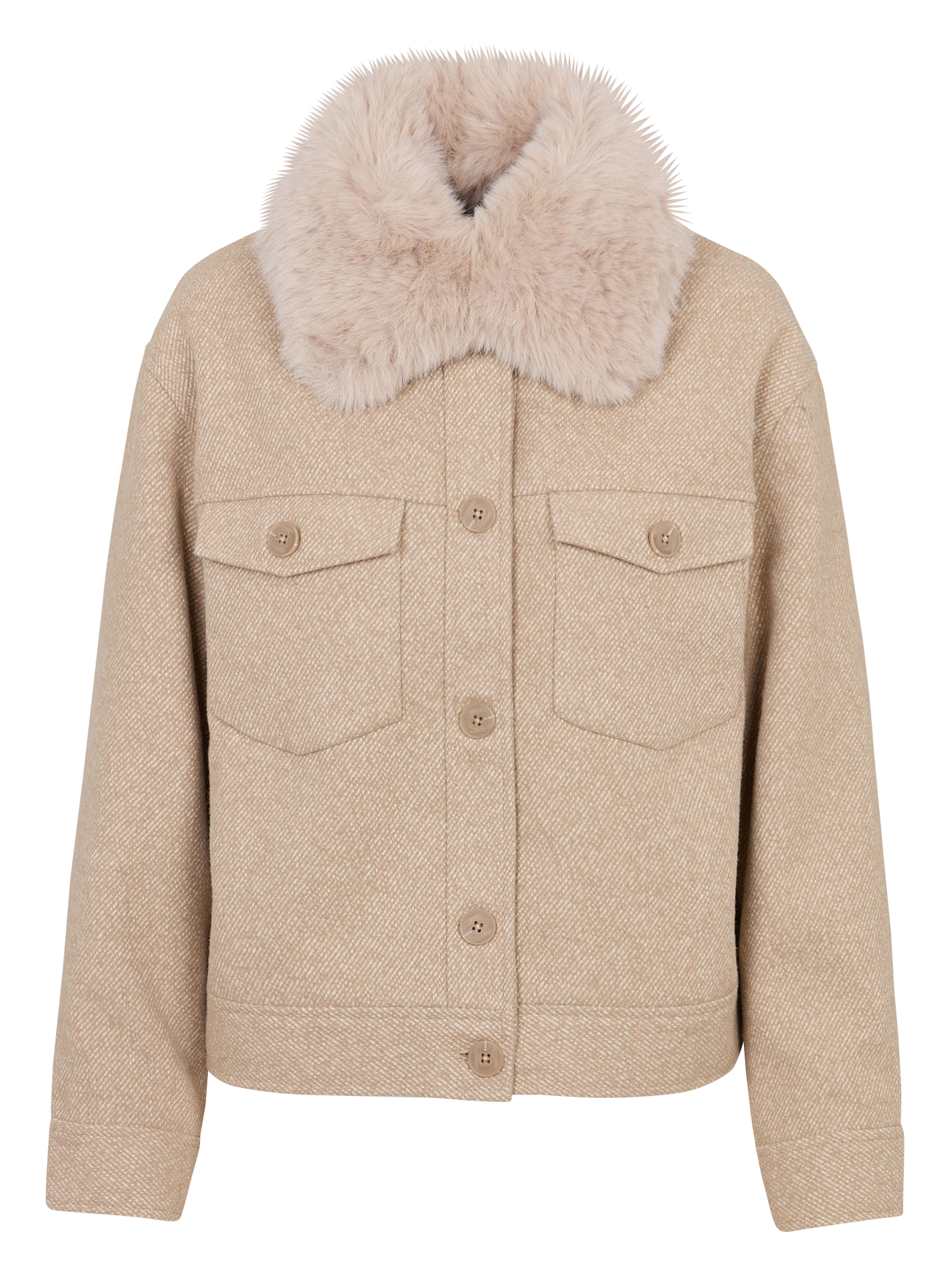 Blouson col classique  KOOKAI Beige