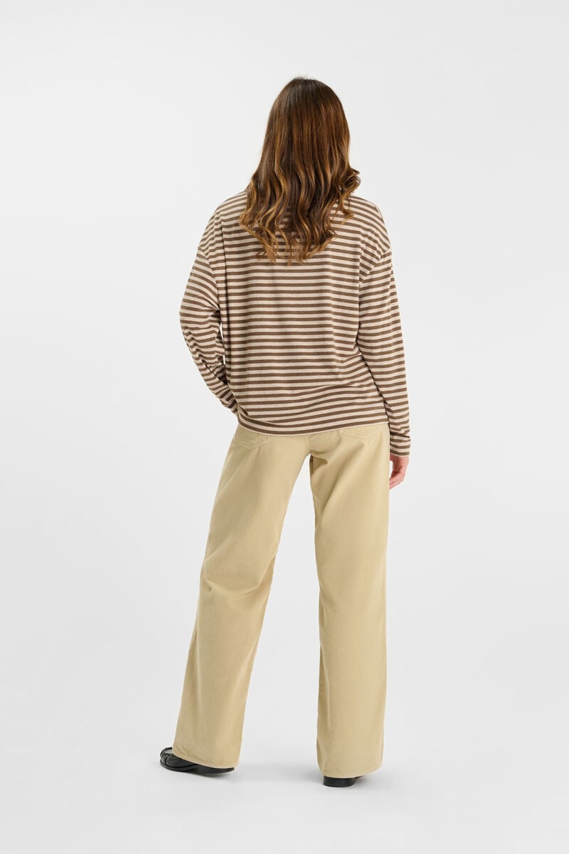 Tommy Badge T-shirt LE TEMPS DES CERISES Brown