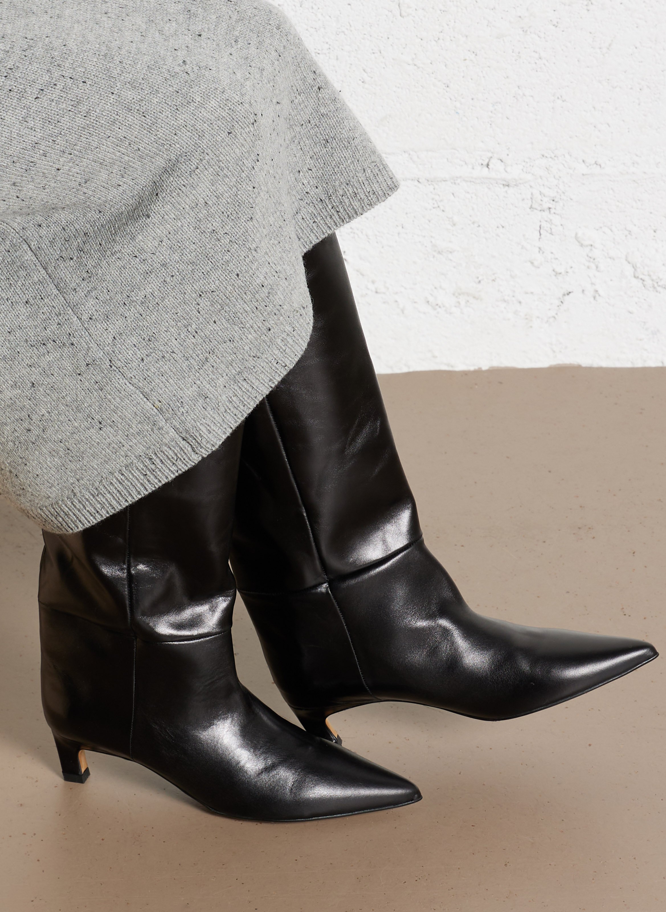 Bottes en cuir ANGEL ALARCON Noir