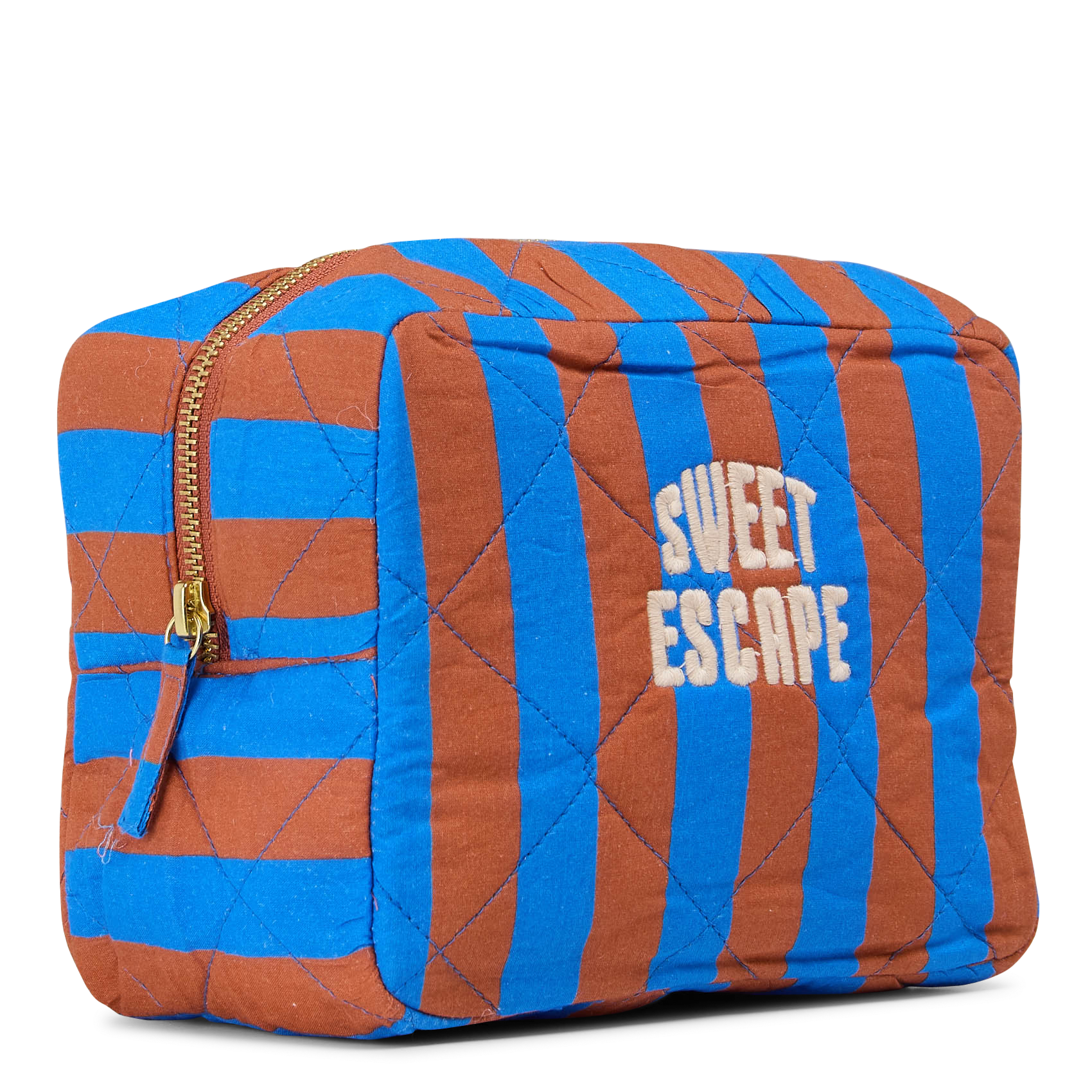 Cotton clutch bag I CODE Blue