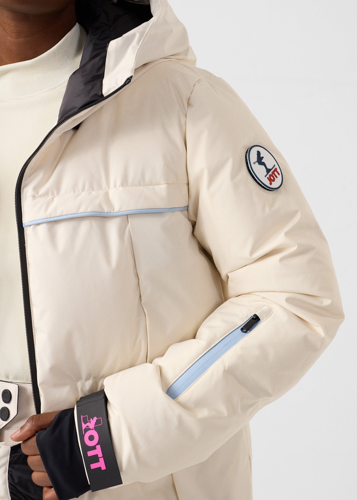 Soldanelle extreme cold ski jacket JOTT White