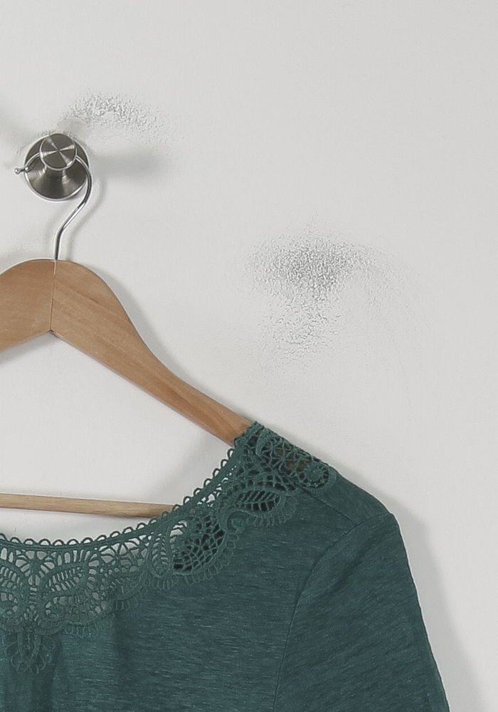 Tommy Badge T-shirt SEZANE - Seconde main Green