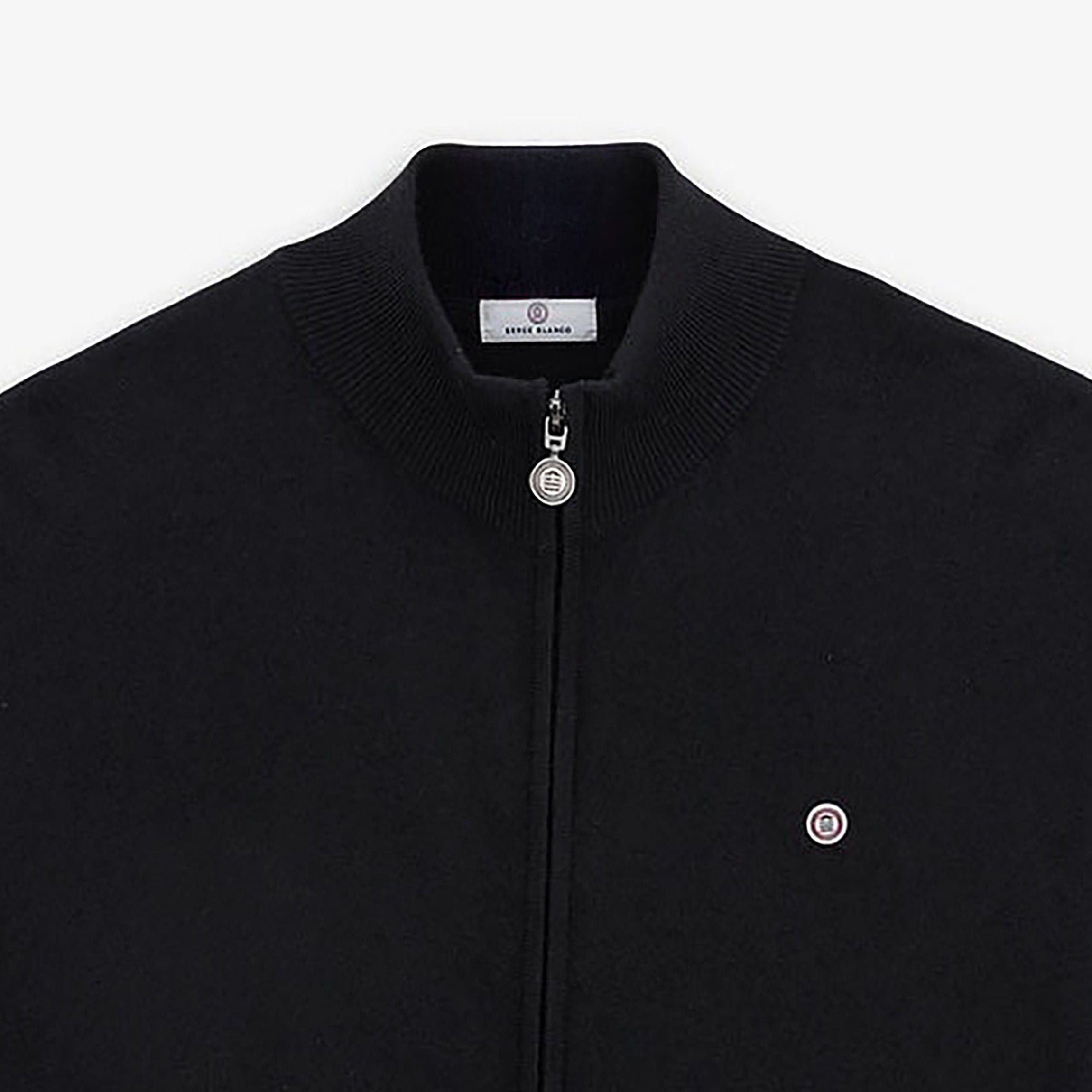 English knit cardigan SERGE BLANCO Black