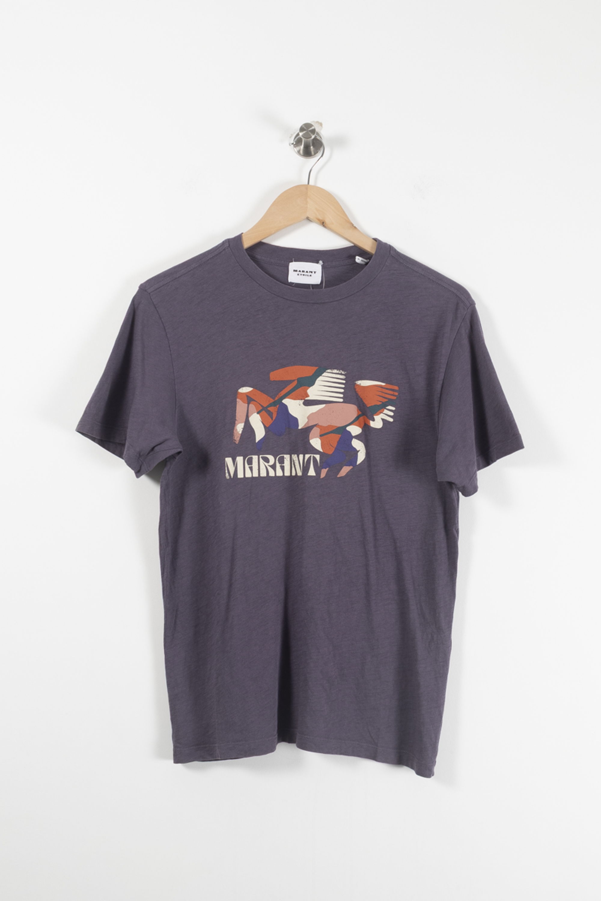 Tommy Badge T-shirt ISABEL MARANT ÉTOILE - SECONDE MAIN Purple