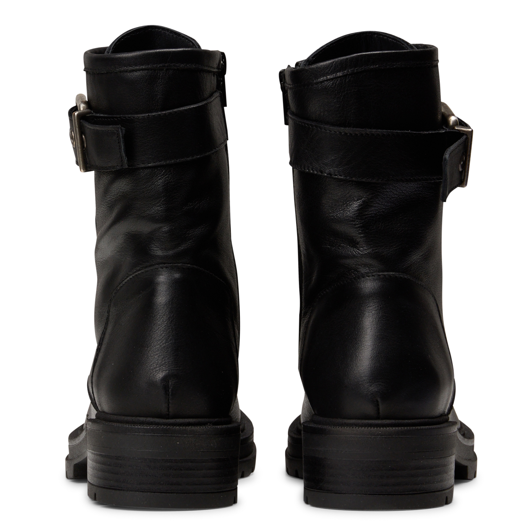 Lace-up leather ankle boots MELLOW YELLOW Black