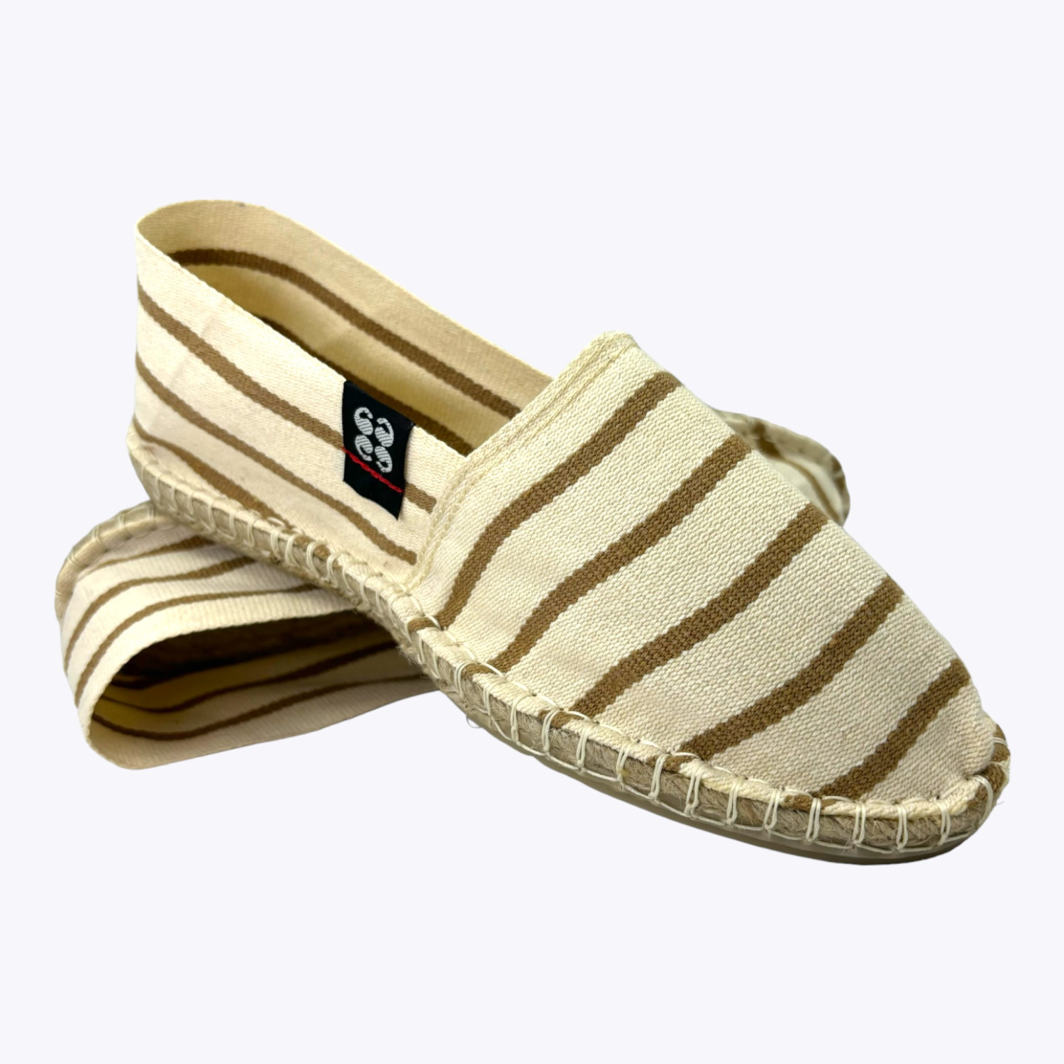 Striped Frenchy espadrilles ART OF SOULE White