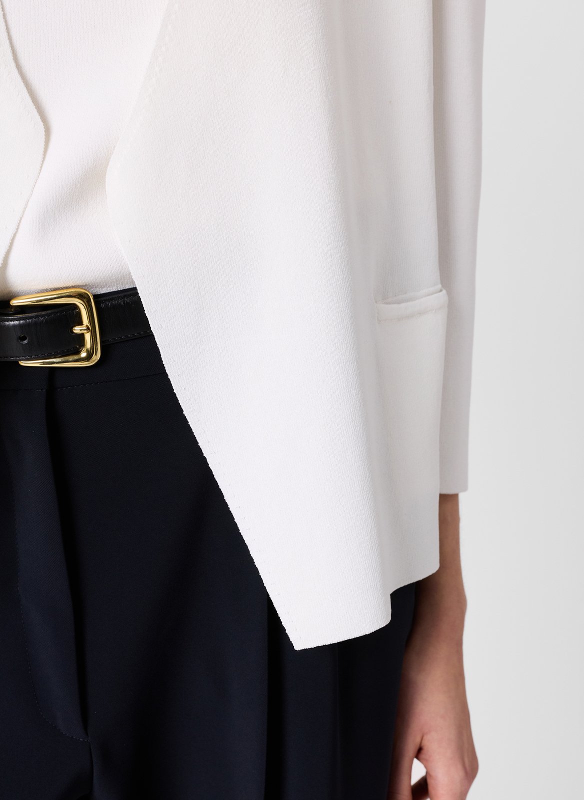 Gilet en maille droit GERARD DAREL White