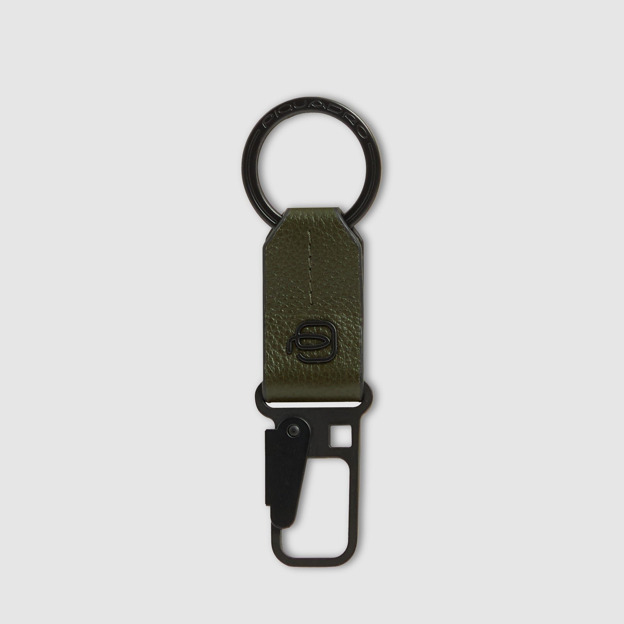 Asia leather keyring PIQUADRO Green