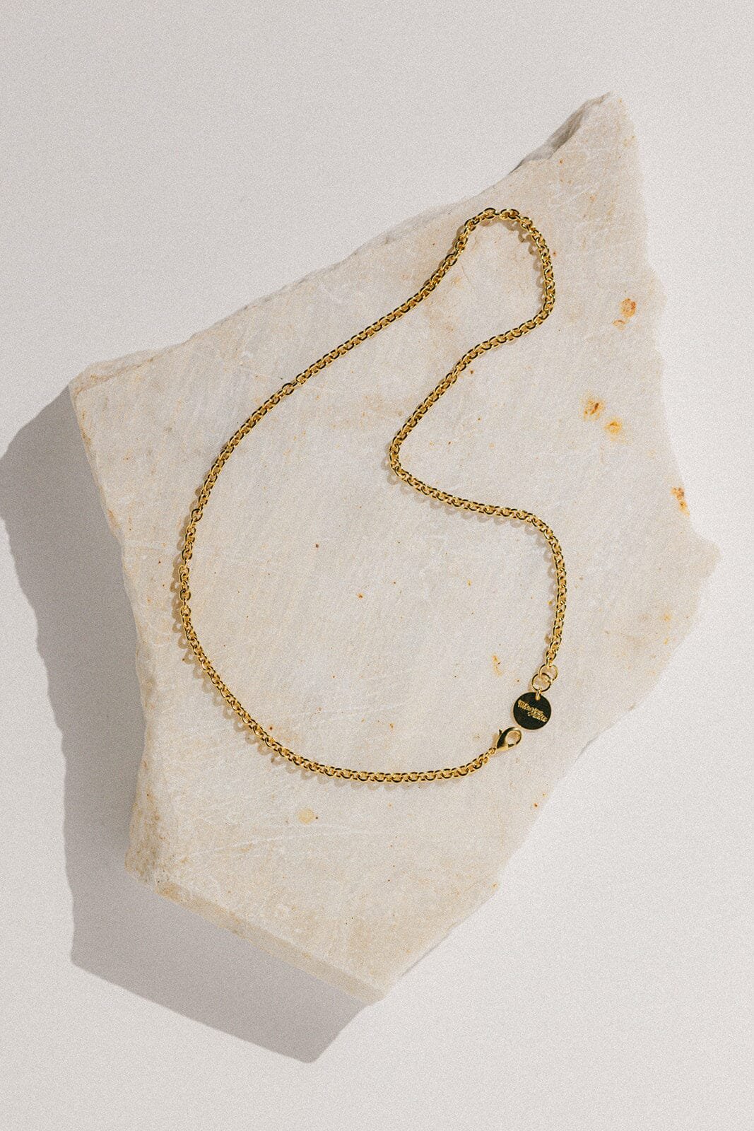 Fine gold necklace Golden