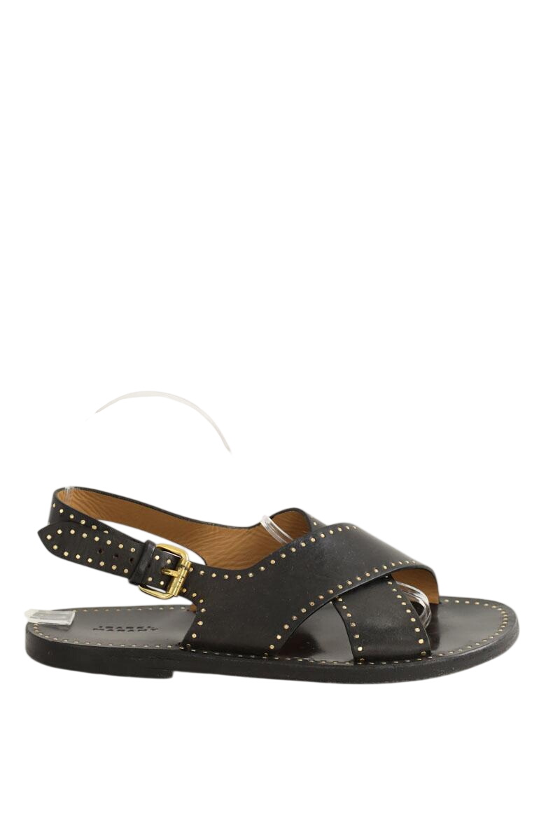 Faux leather sandals ISABEL MARANT - Seconde Main Black