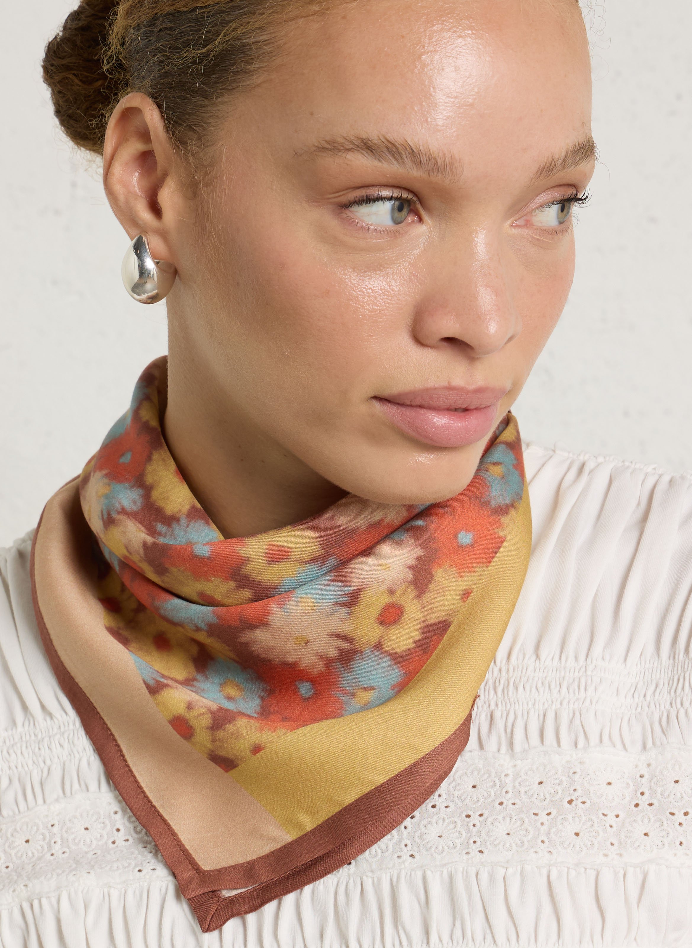 Baumwolltuch mit Print APACHES COLLECTIONS Mehrfarbig