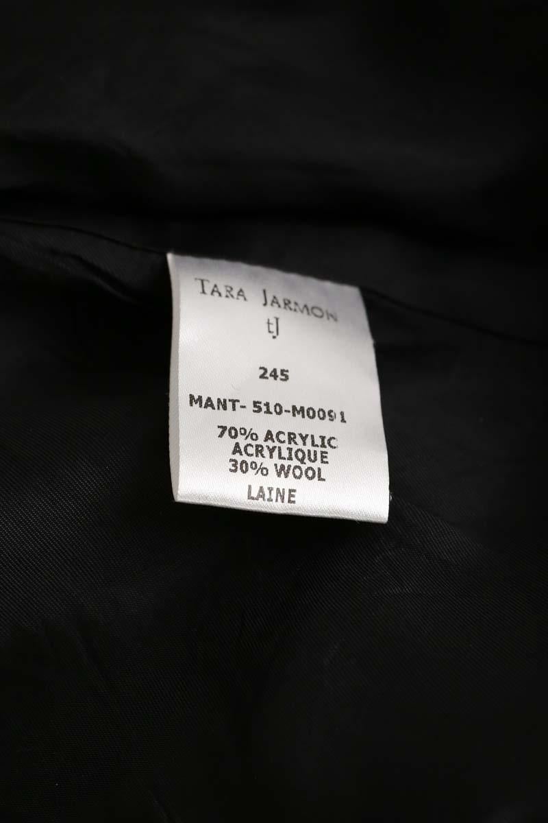 Manteau TARA JARMON - Seconde Main Noir