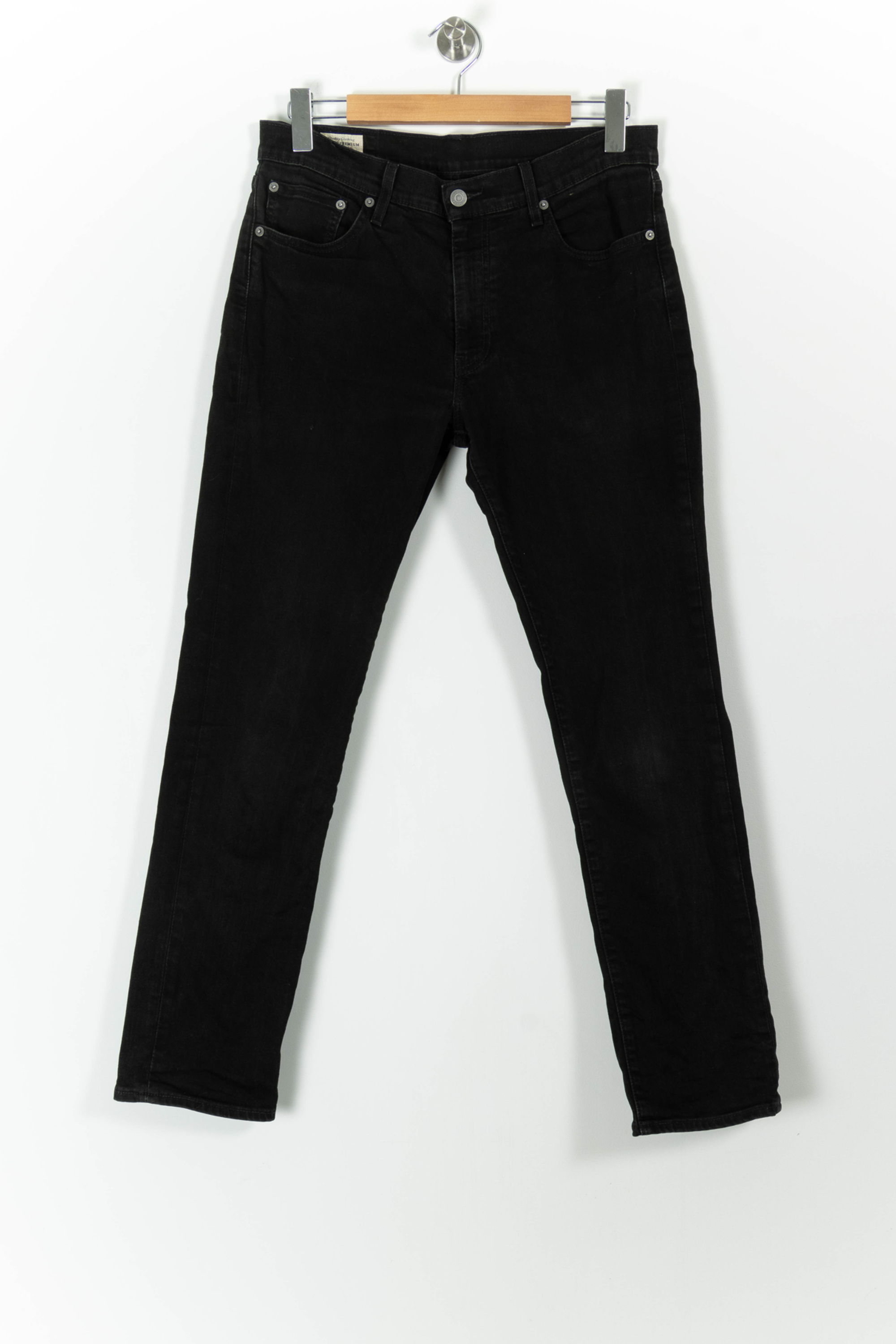 Cropped slim jeans with studs LEVI'S - Seconde main Black